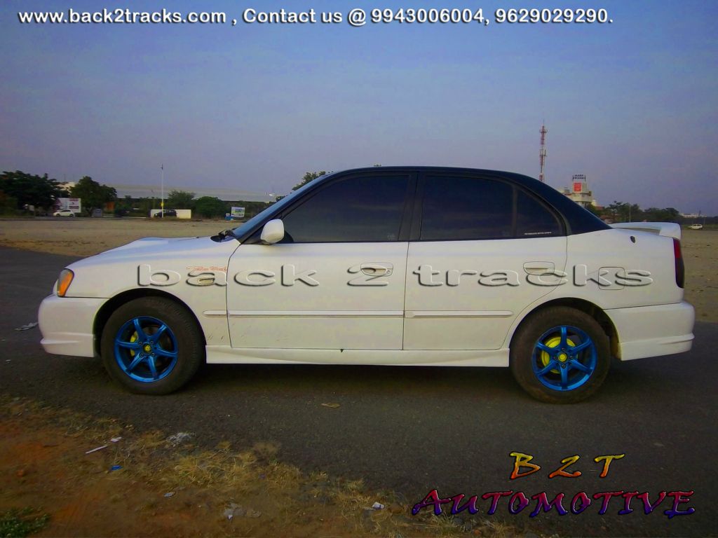 Modified Accent Car
