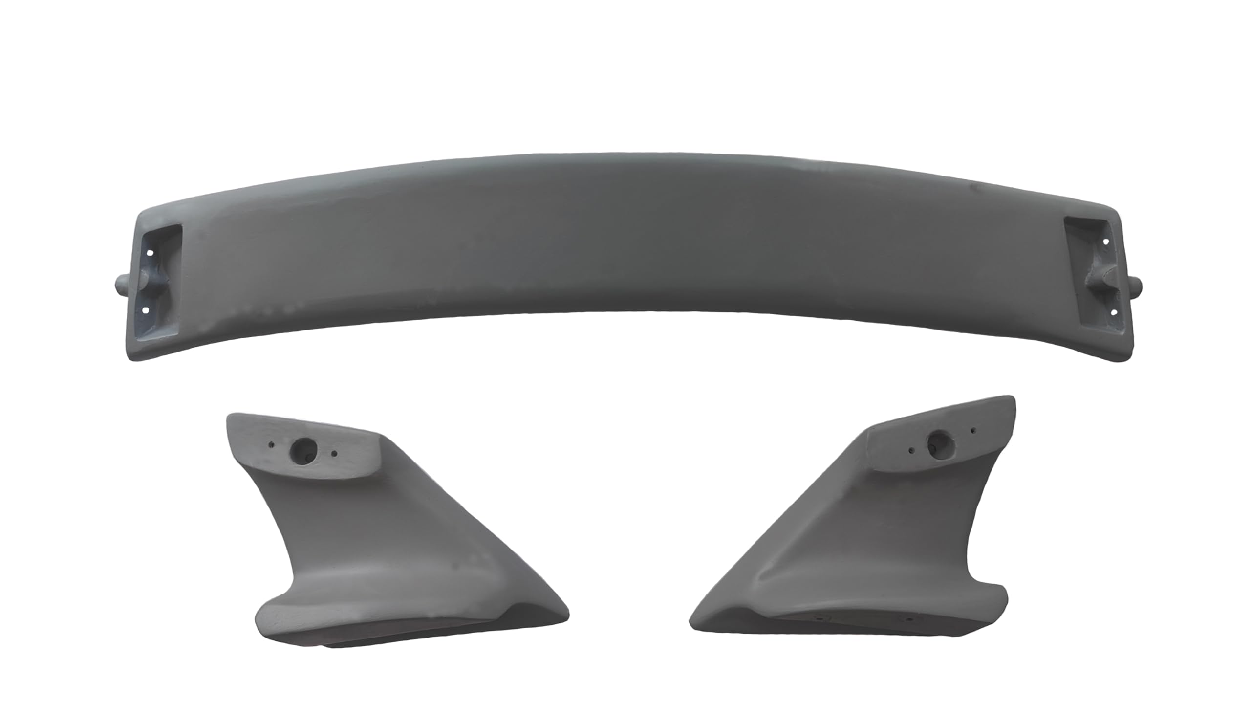 Car Spoiler Compatible with Civic (Unpainted - Ps Grey Color) Car Spoiler with Light Weight Fiber Reinforced Plastic (FRP) - Drilling Required.