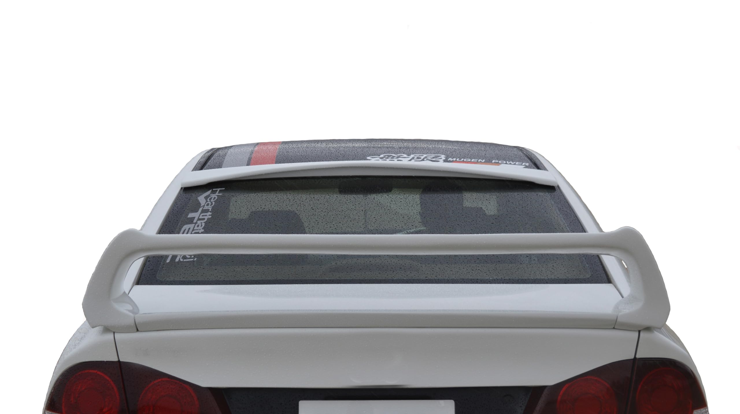 Car Spoiler Compatible with Civic (Unpainted - Ps Grey Color) Car Spoiler with Light Weight Fiber Reinforced Plastic (FRP) - Drilling Required.