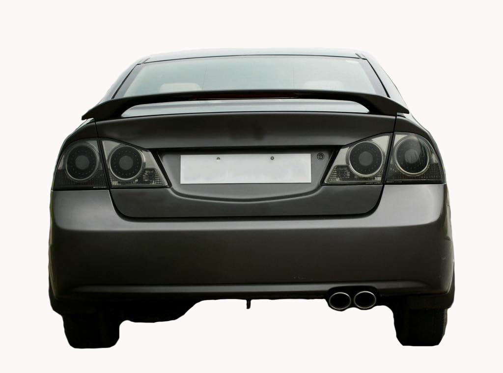 Semi-Finished Car Spoiler for Civic (Unpainted Grey) Car Spoiler with Light Weight Fiber Reinforced Plastic (FRP)