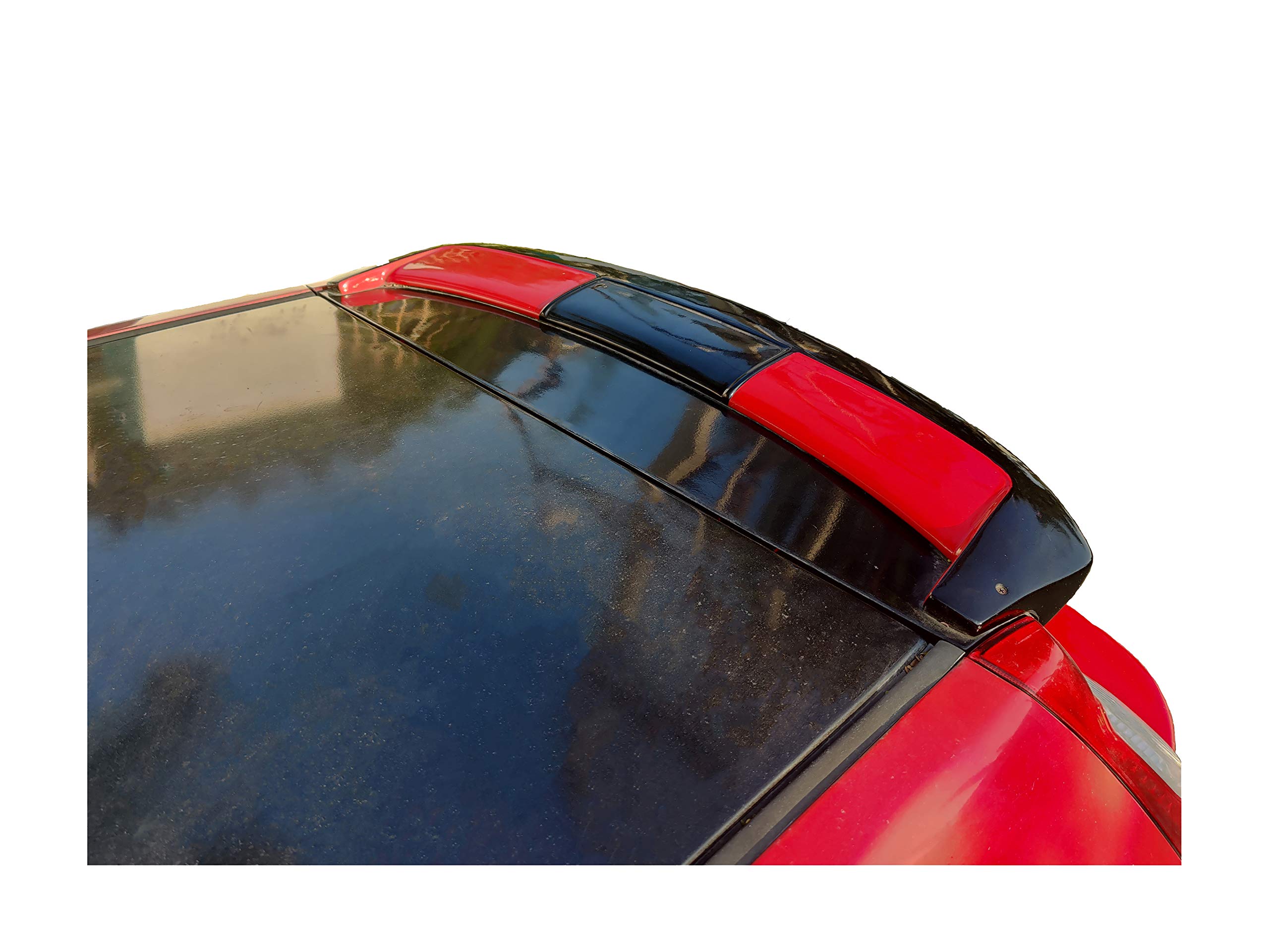 Compatible with Ford Figo. Semi-Finished Car Spoiler Ford Figo (2010 to 2014) (Unpainted Grey)
