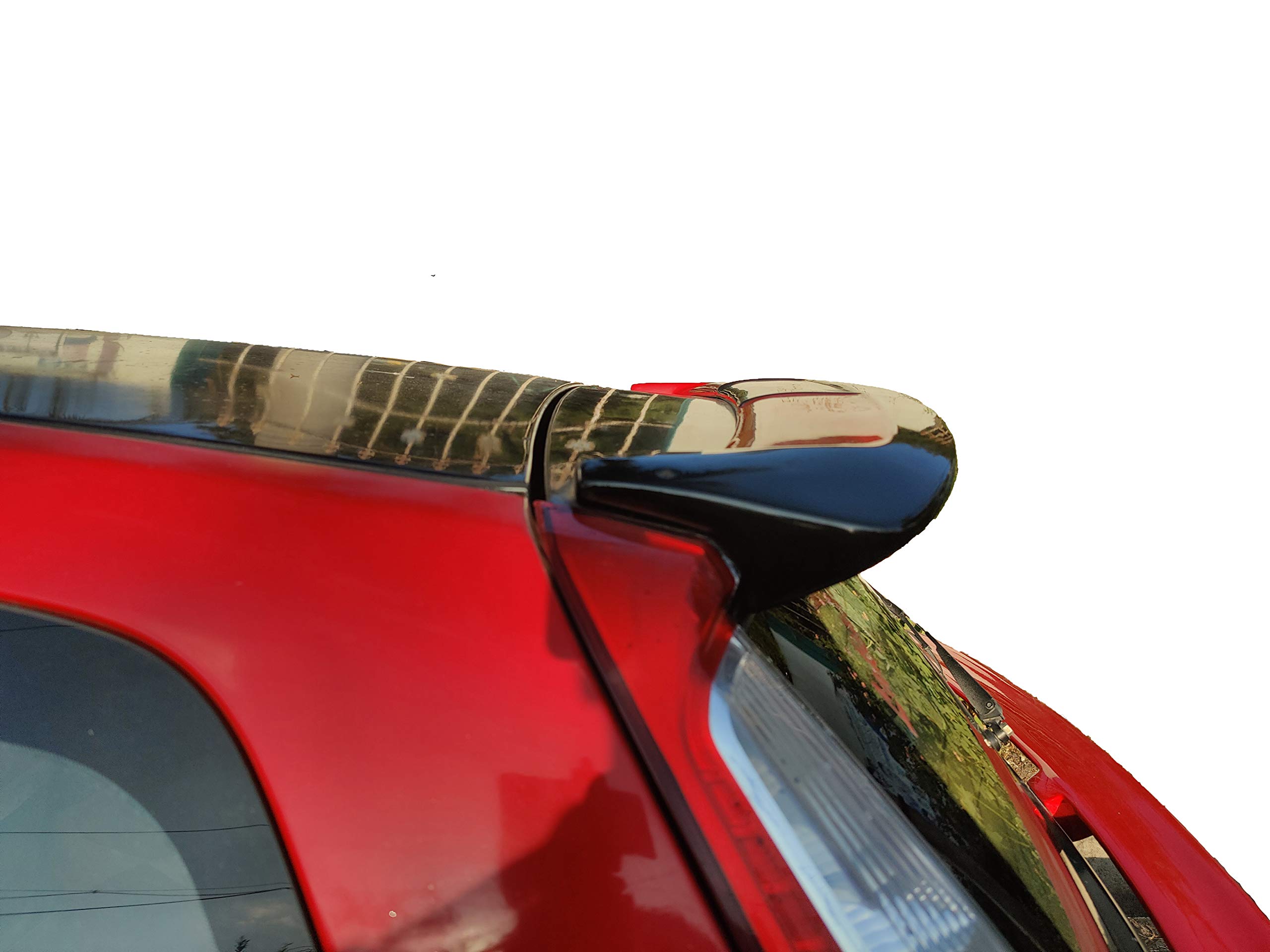 Compatible with Ford Figo. Semi-Finished Car Spoiler Ford Figo (2010 to 2014) (Unpainted Grey)