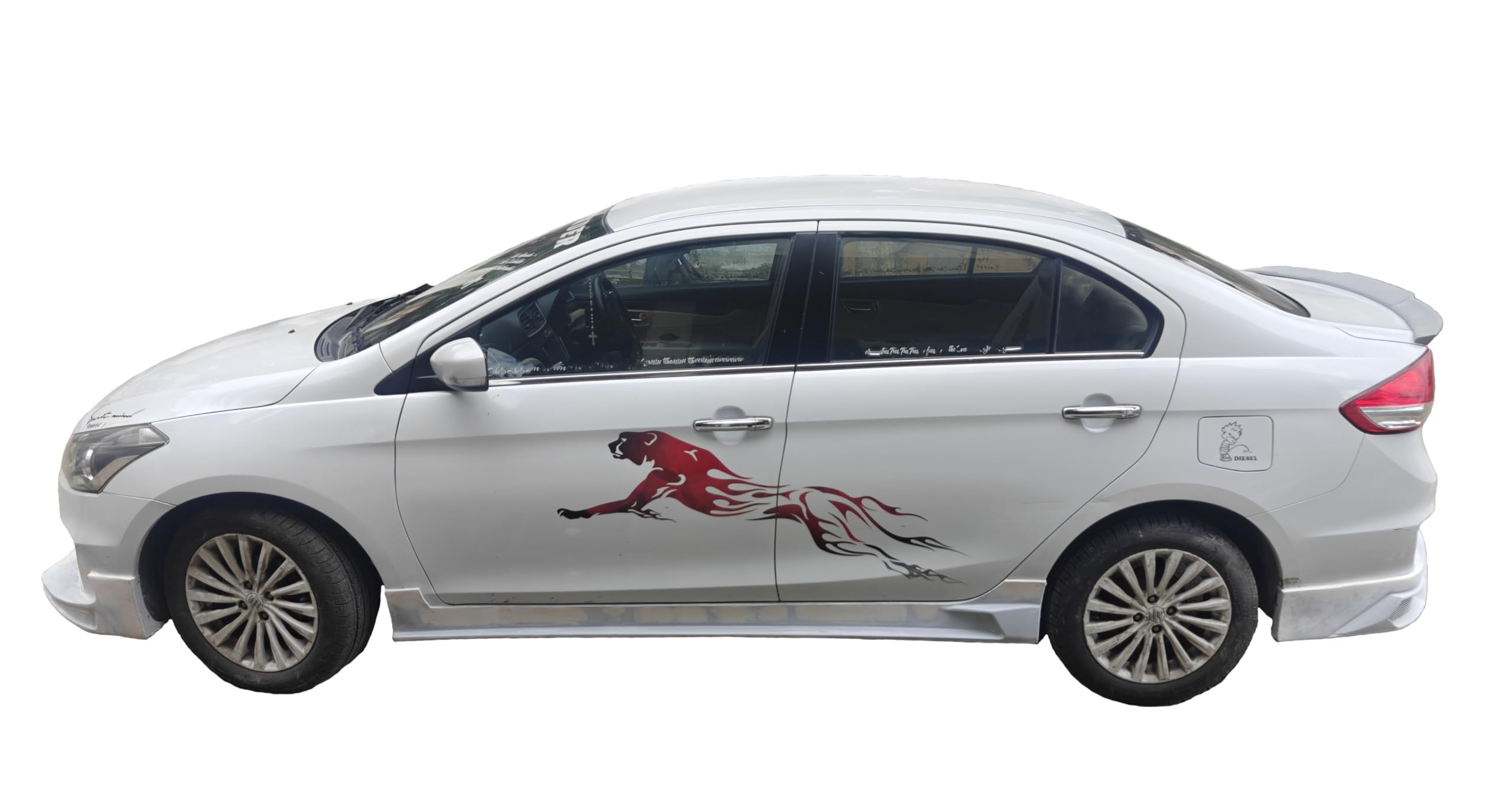 Car Spoiler Compatible to Ciaz Lip Spoiler Semi-Finished (Unpainted) Fiber Reinforced Plastic (FRP)