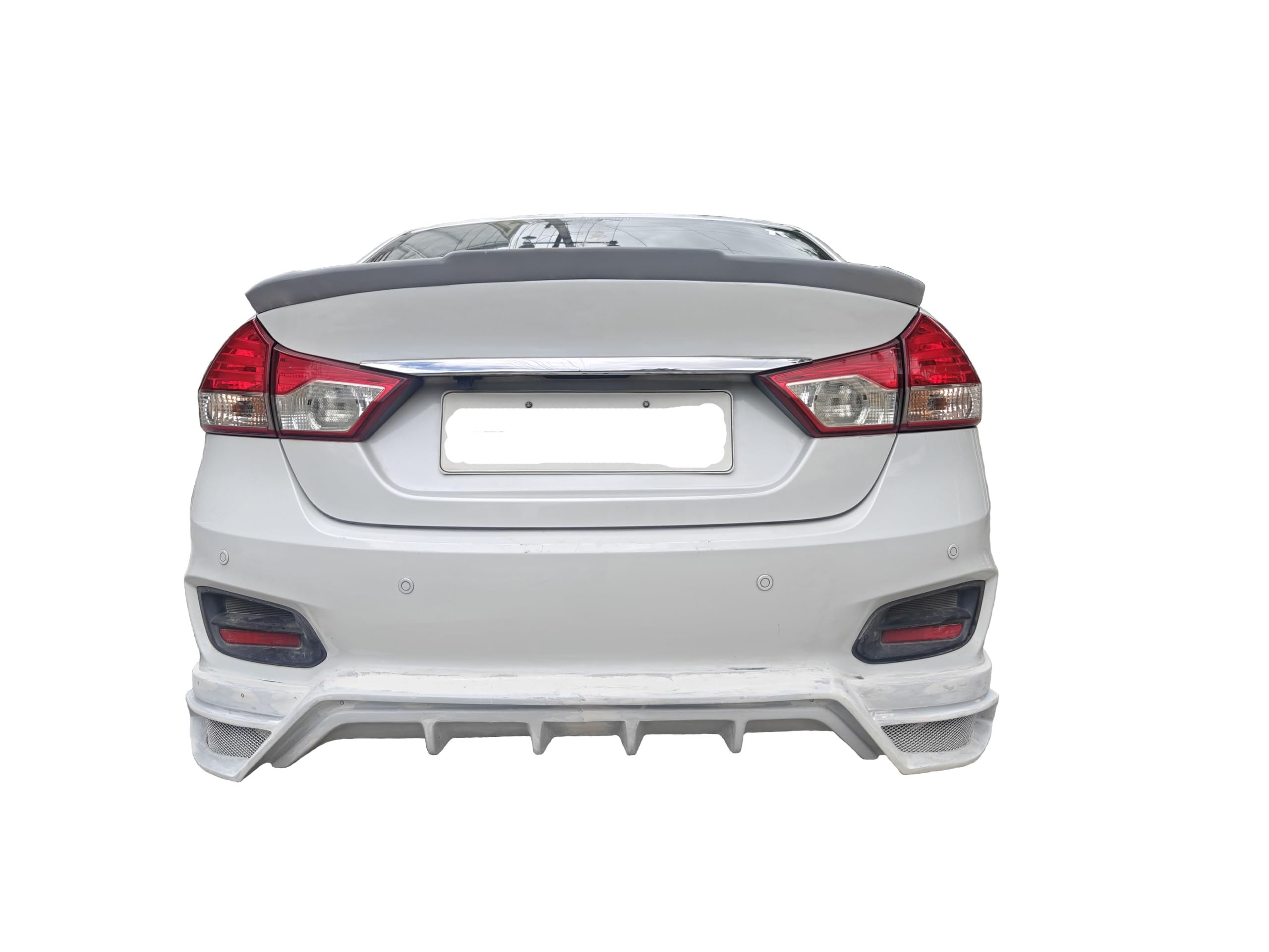 Car Spoiler Compatible to Ciaz Lip Spoiler Semi-Finished (Unpainted) Fiber Reinforced Plastic (FRP)