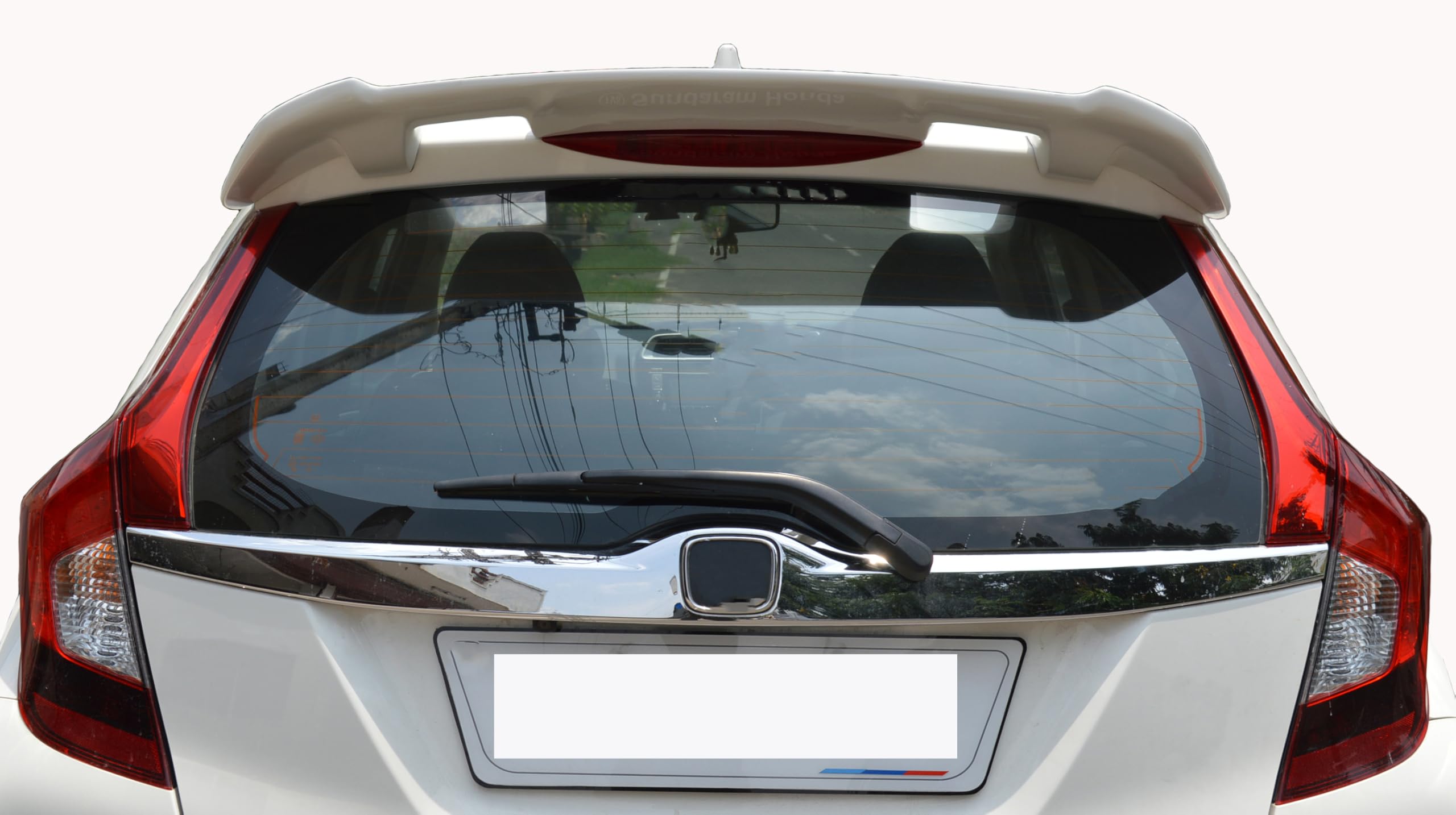 Jazz Spoiler Semi-Finished (Unpainted Grey) Car Spoiler with Light Weight Fiber Reinforced Plastic (FRP)