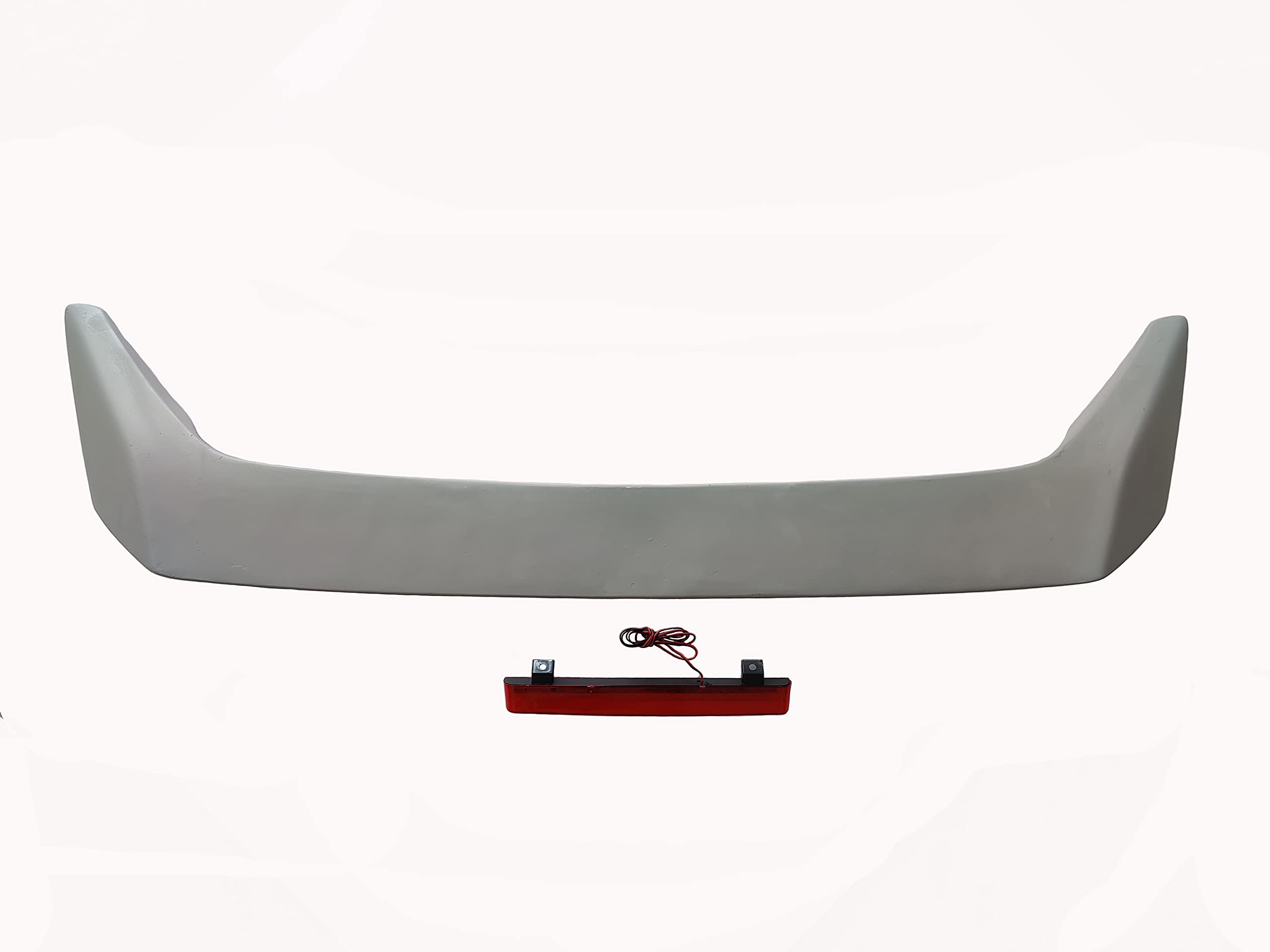 Car Spoiler Compatible with Honda City 1999 to 2002 Model (Unpainted - Ps Grey Color) Car Spoiler with Light Weight Fiber Reinforced Plastic (FRP) Drilling Required.