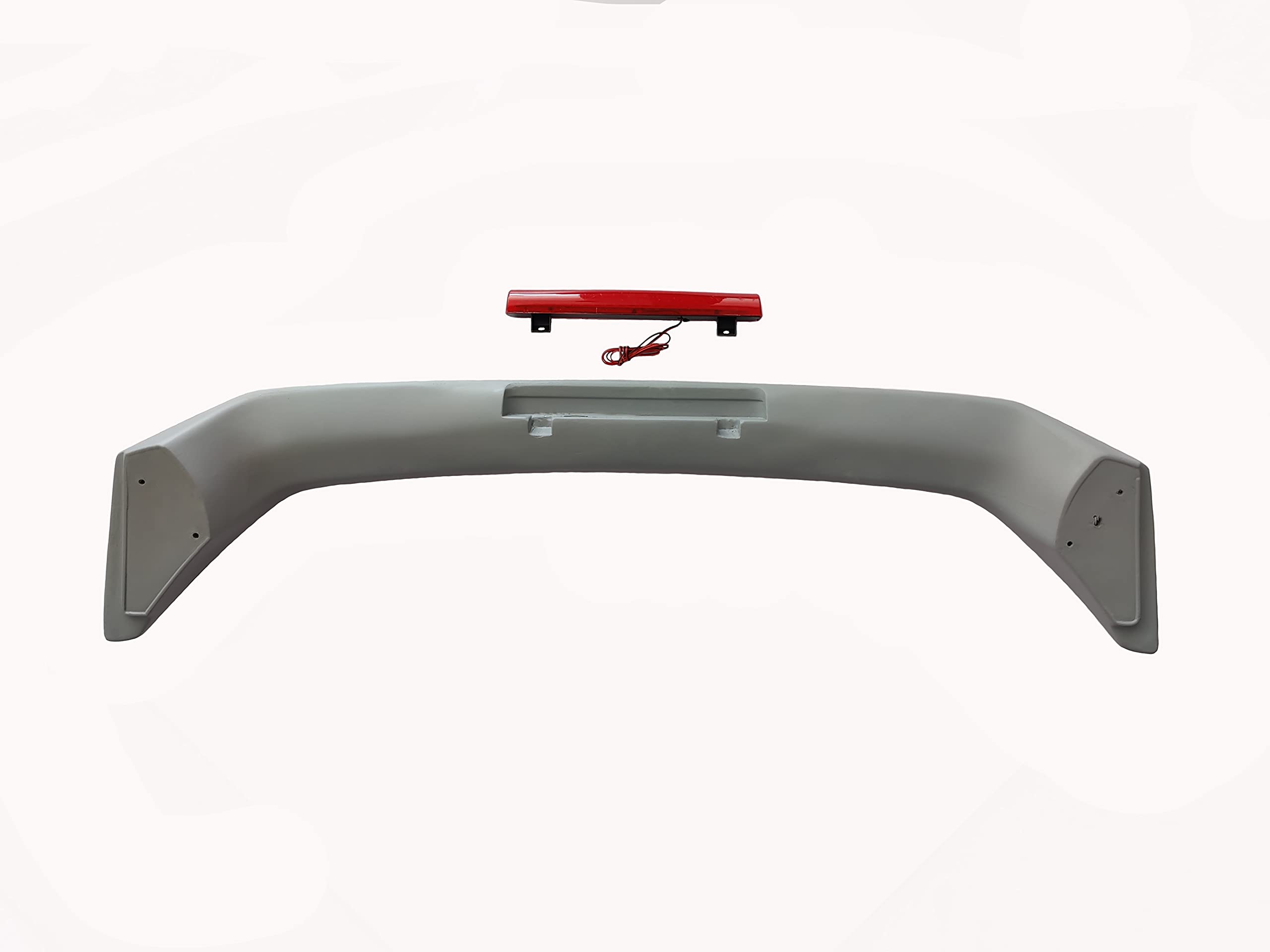 Car Spoiler Compatible with Honda City 1999 to 2002 Model (Unpainted - Ps Grey Color) Car Spoiler with Light Weight Fiber Reinforced Plastic (FRP) Drilling Required.