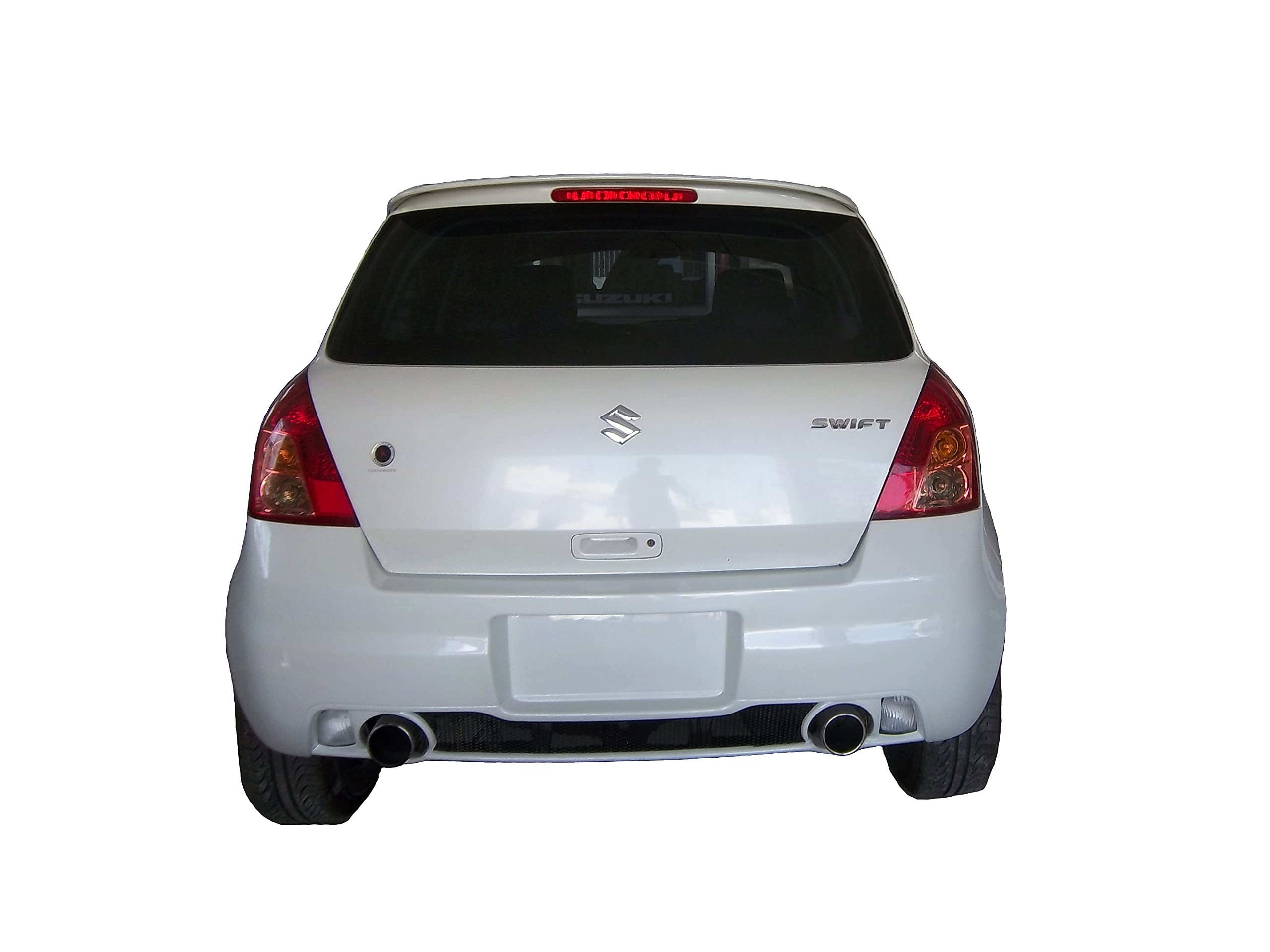 Car Spoiler Compatible with Swift 2005 to 2010 Model (Unpainted - Ps Grey Color) Car Spoiler with Light Weight Fiber Reinforced Plastic (FRP) Drilling Required.