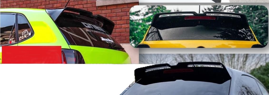 Car Spoiler Compatible for Polo Semi-Finished - Unpainted (FRP) Polo car Spoiler