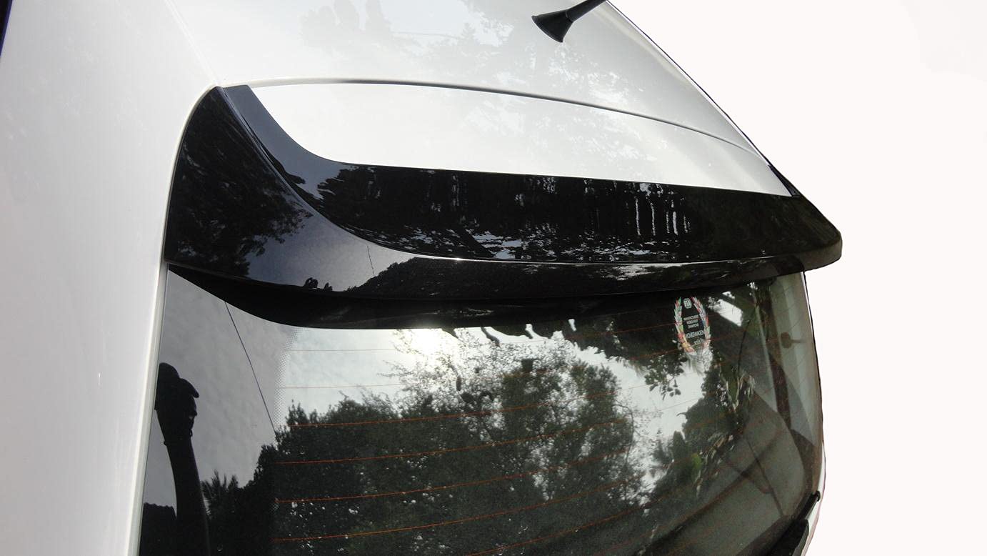 Car Spoiler Compatible with VW Polo (Unpainted - Ps Grey color) Car Spoiler with Light Weight Fiber Reinforced Plastic (FRP) Drilling Required.