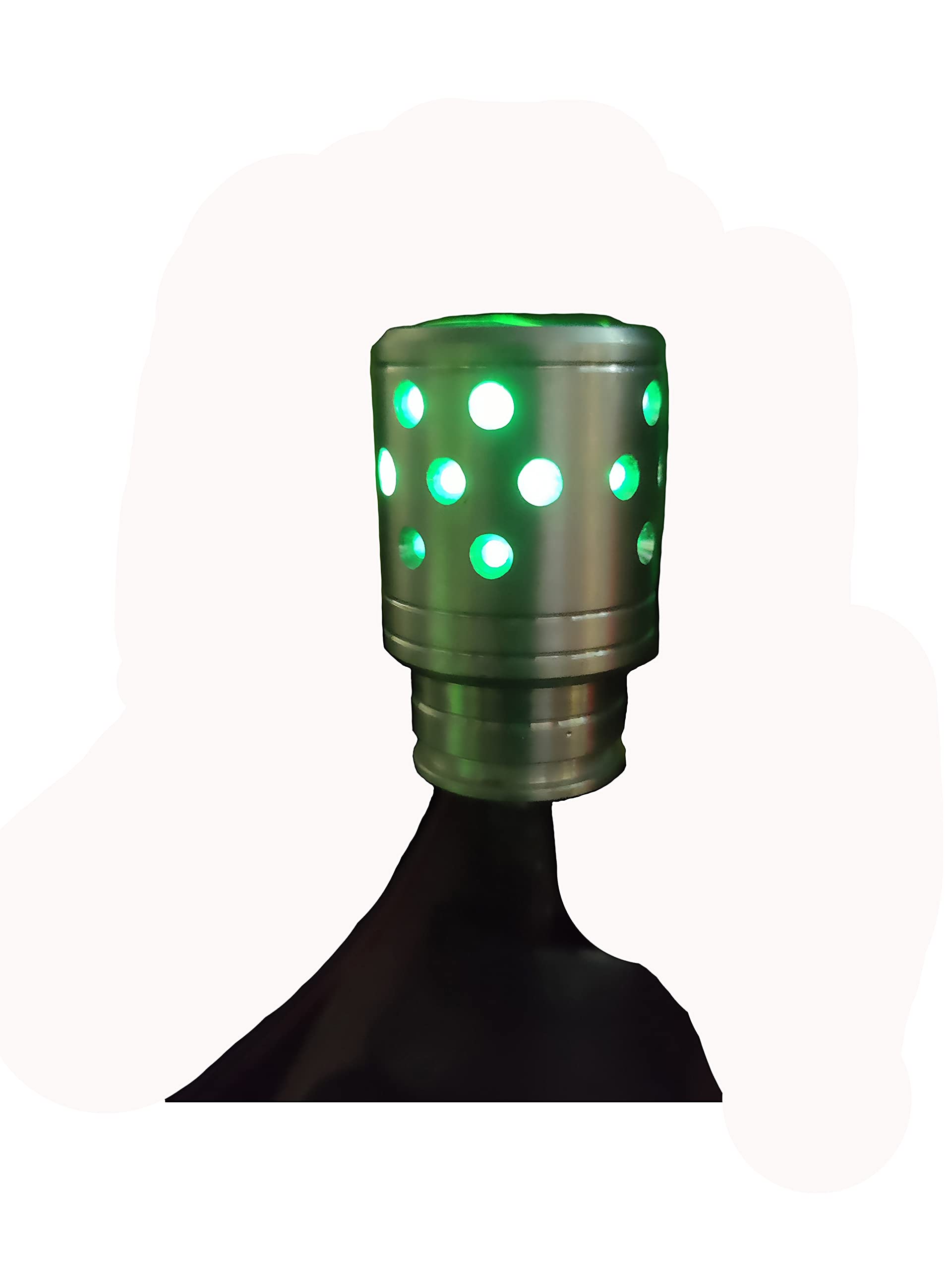 Gear Knob with LEDs (Green) Aluminium Gear Knob with Led Lights