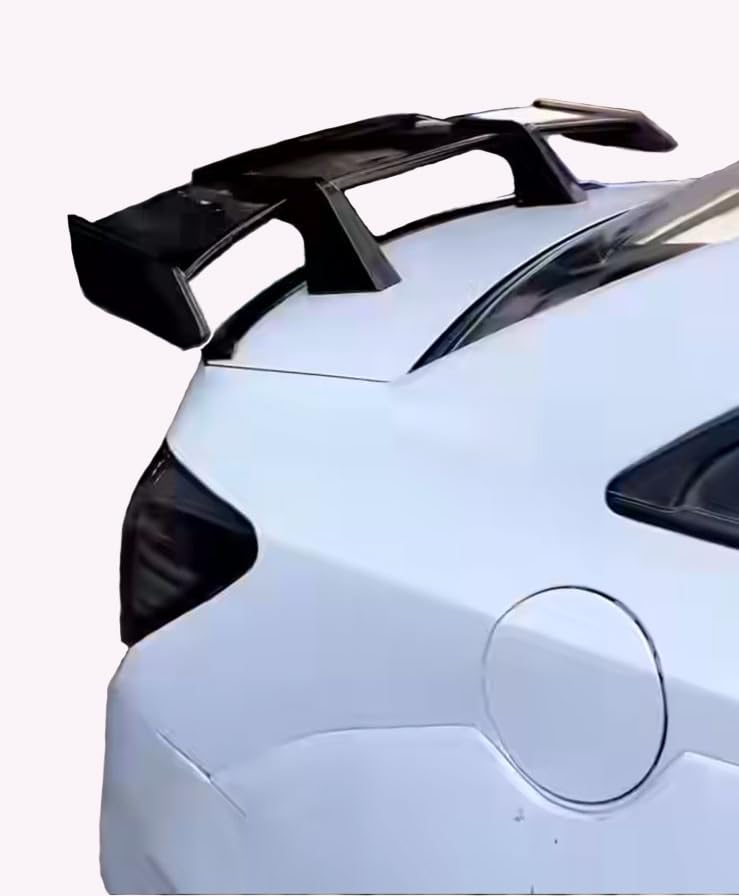 GT Type Sportz Spoiler Semi-Finished (Unpainted Grey) Car Spoiler Fiber Reinforced Plastic (FRP) Compatible with Benz Cars