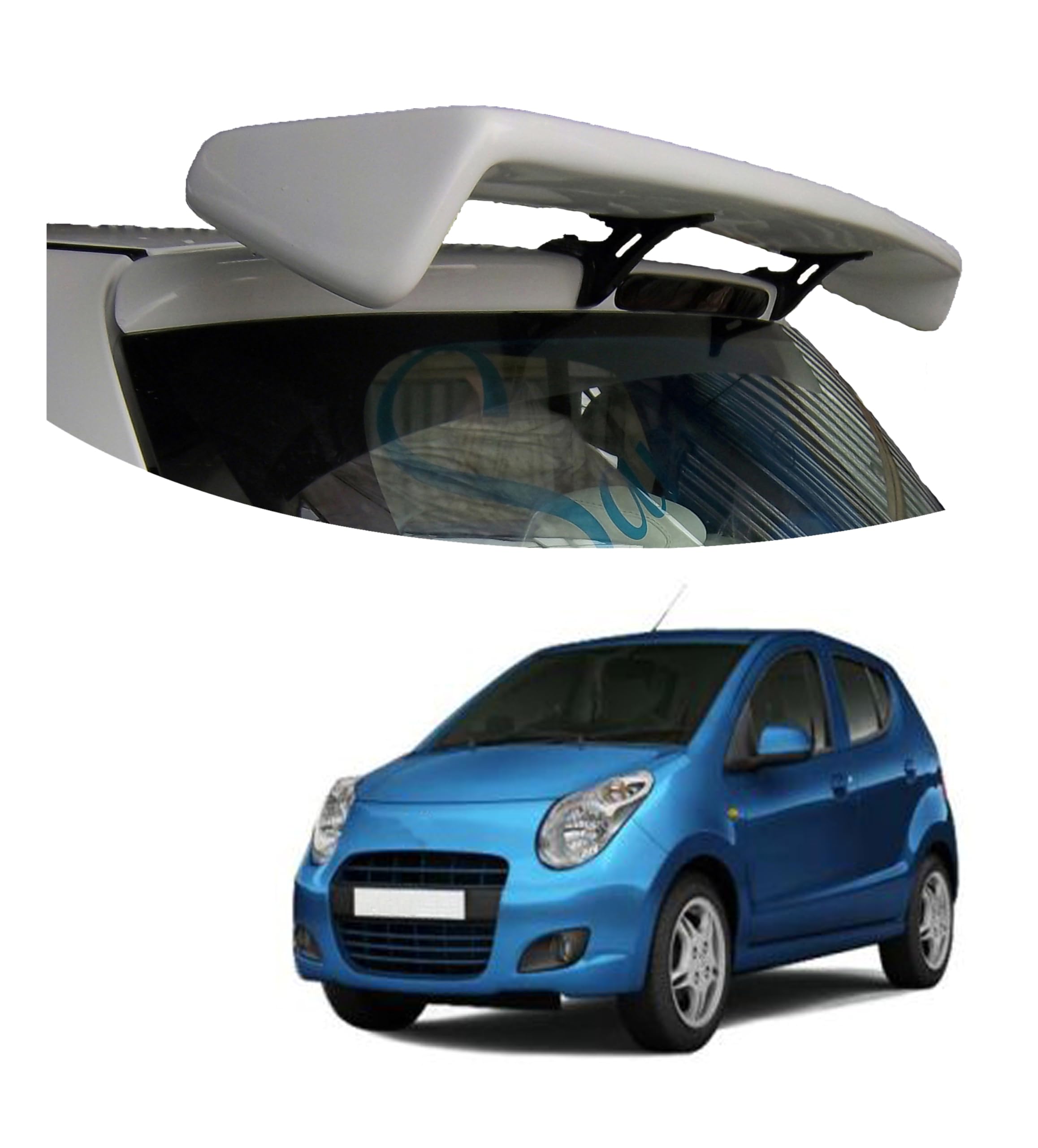 Car Spoiler Compatible to Astar Semi-Finished (Unpainted) Fiber Reinforced Plastic (FRP)