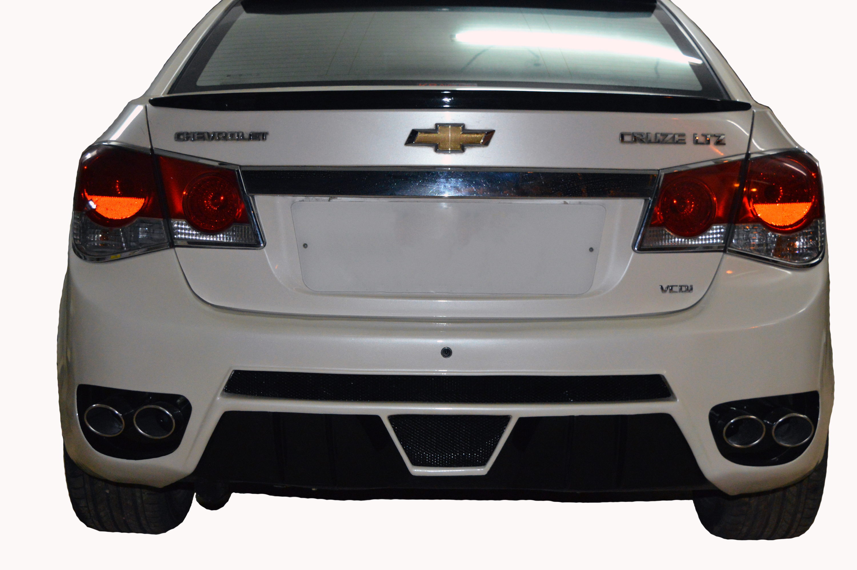 Cruze Lip Spoiler Semi-Finished (Unpainted Grey) Car Spoiler with Light Weight Fiber Reinforced Plastic (FRP)