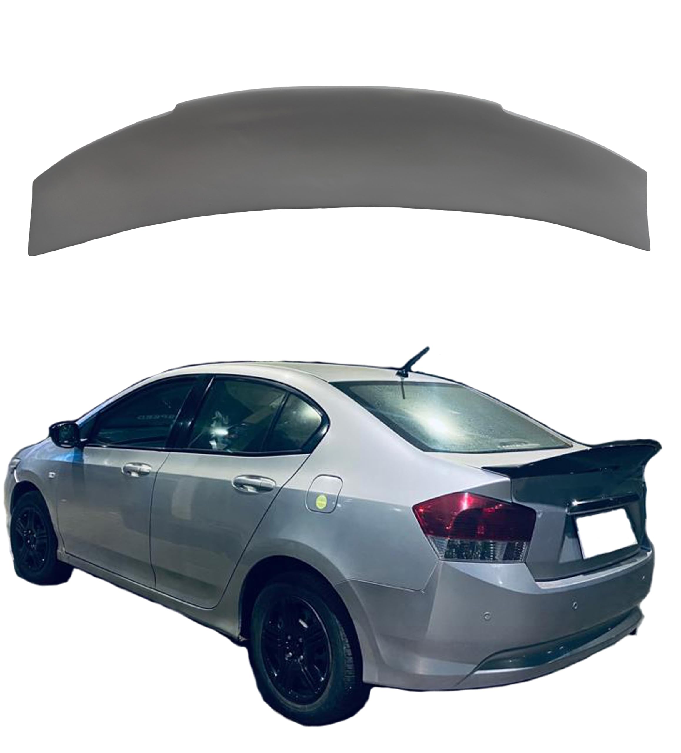 Car Spoiler Compatible to City (2010 and 2011) Limited Edition - Semi-Finished (Unpainted) Fiber Reinforced Plastic (FRP)