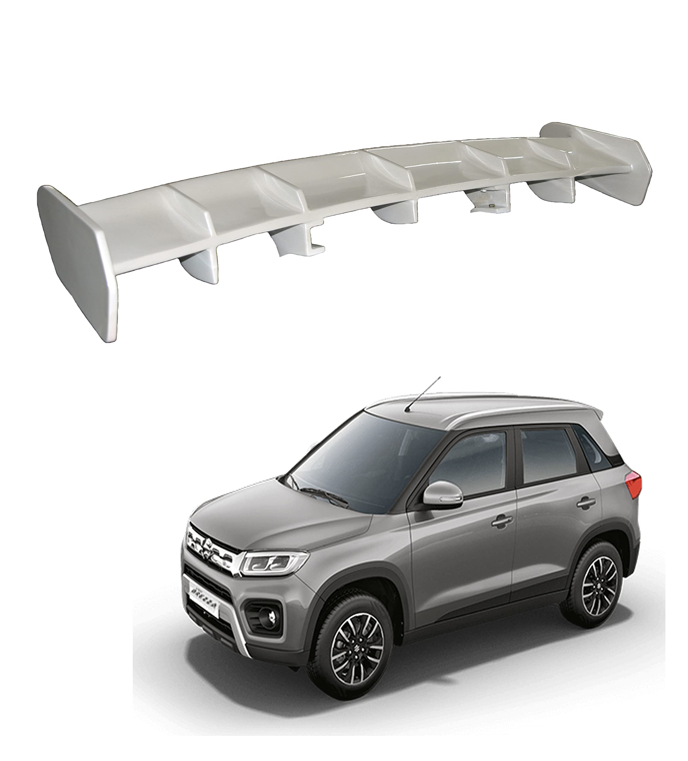 Car Spoiler Compatible with Maruti Vitara Brezza