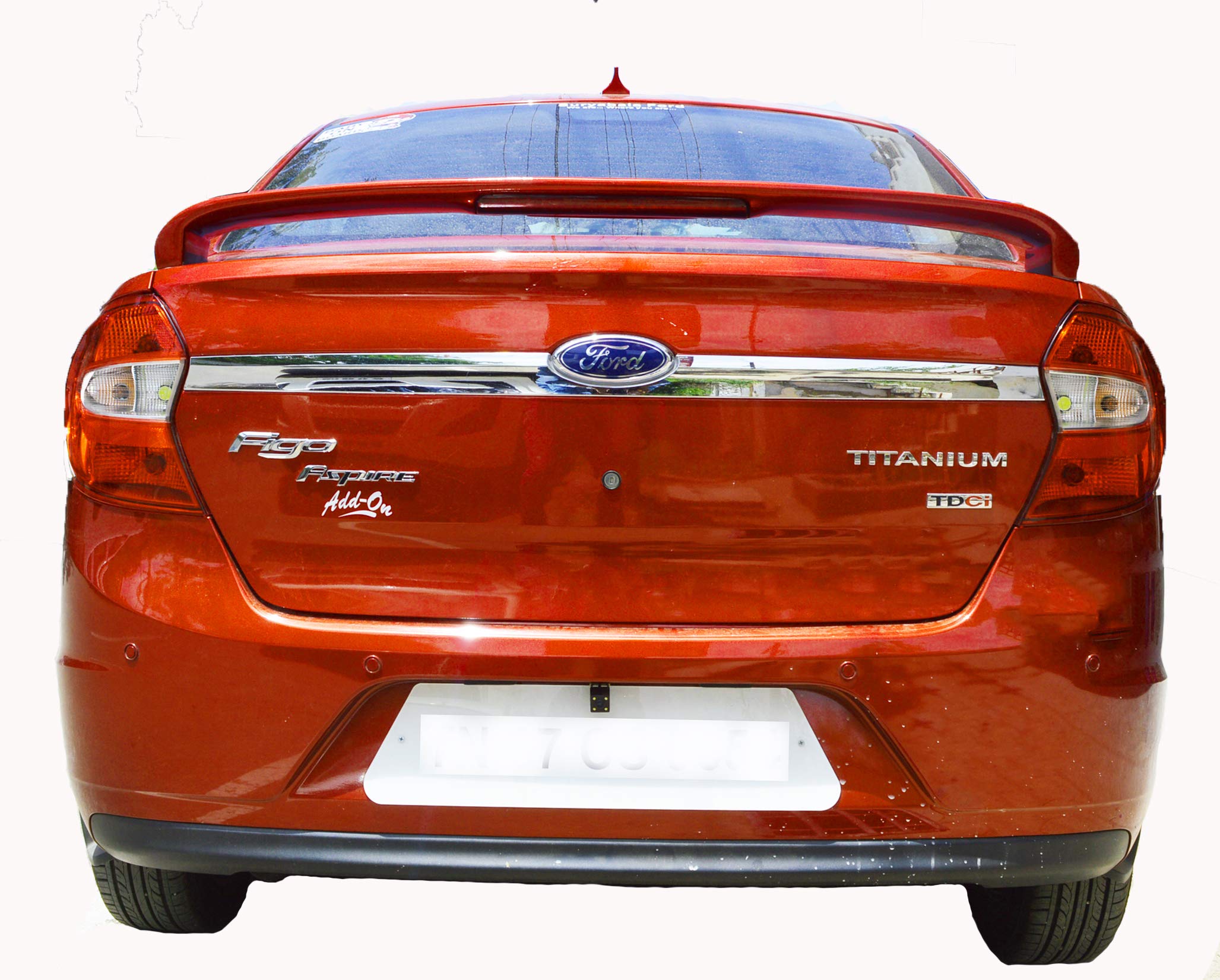 Car Spoiler Compatible with Figo Aspire. Semi-Finished Car Spoiler Ford Figo Aspire (Unpainted Grey) Drilling Required.