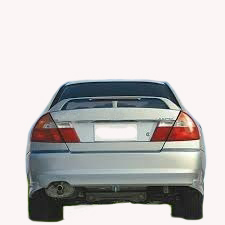 Car Spoiler Semi-Finished (Unpainted Grey) Car Spoiler Fiber Reinforced Plastic (FRP) Compatible with Lancer Cars