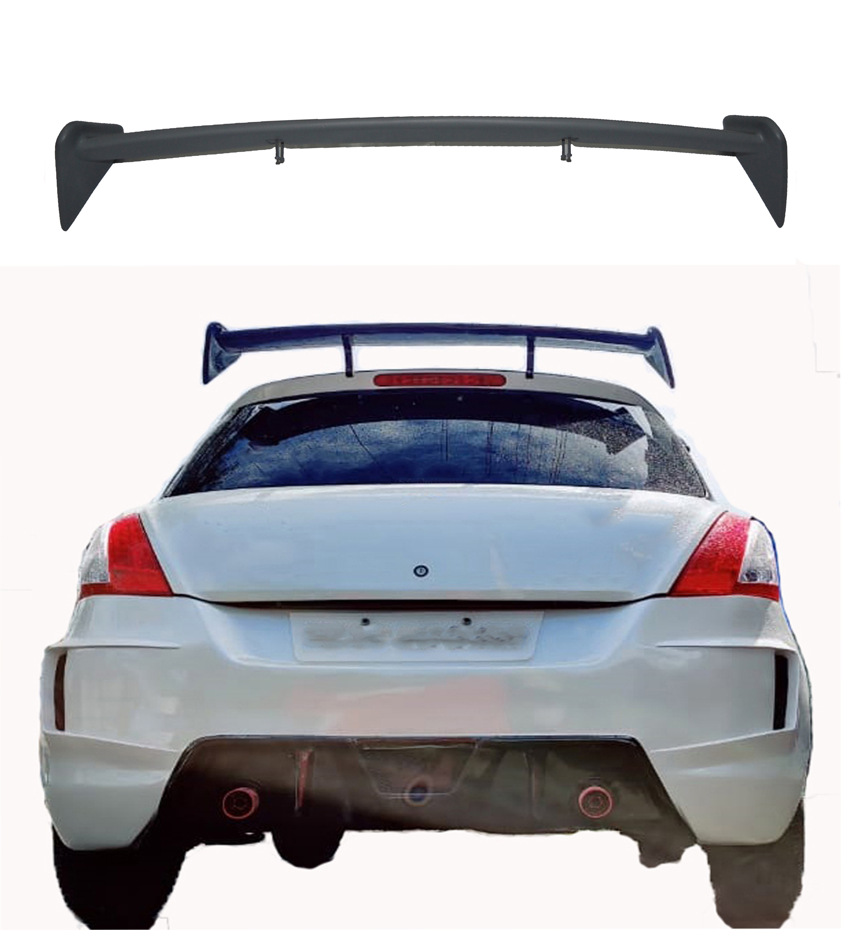 GT Racing Type Rear Wing Spoiler Compatible with Swift. (Unpainted Grey) FRP