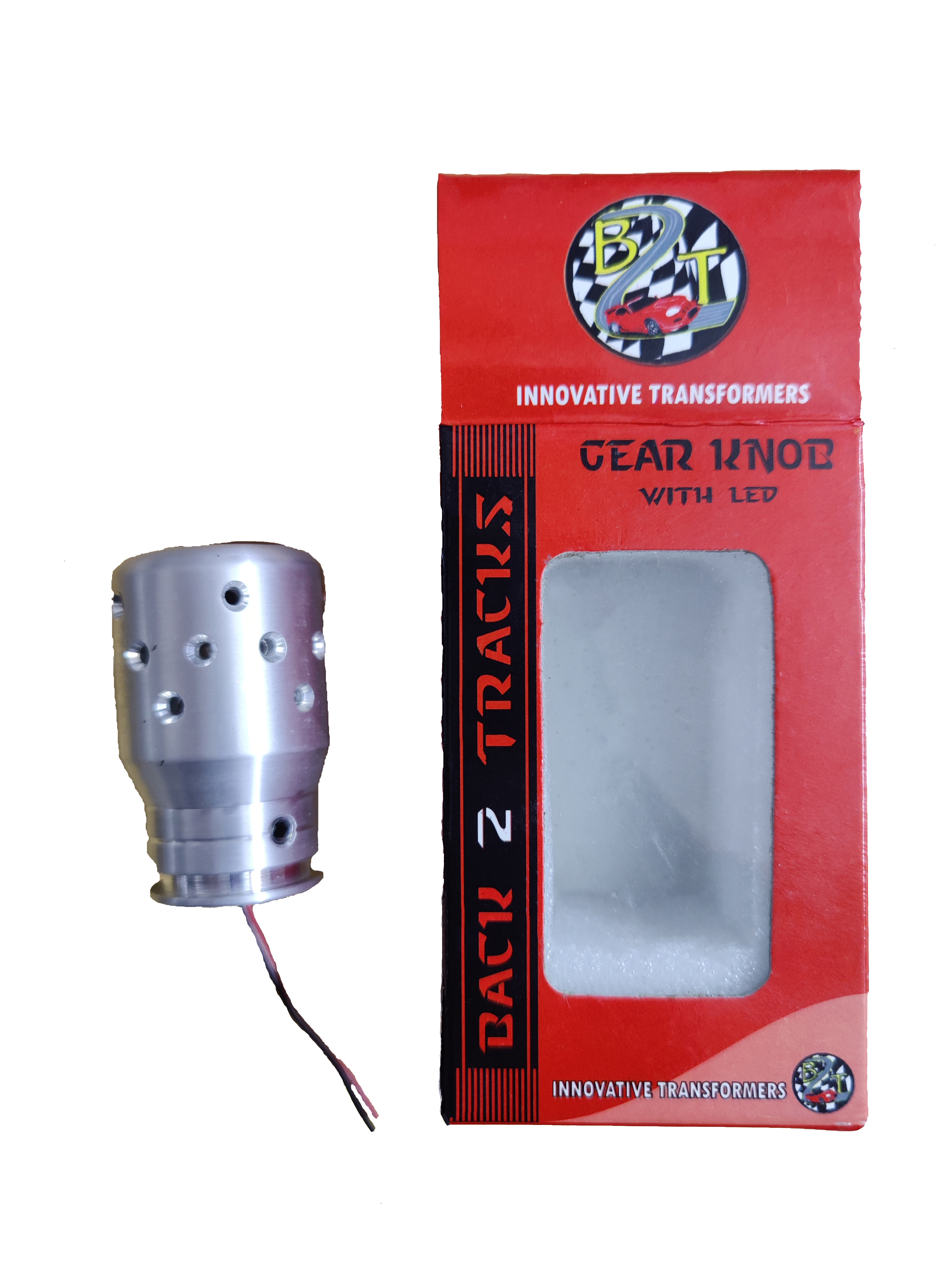Gear Knob with LEDs (Green) Aluminium Gear Knob with Led Lights