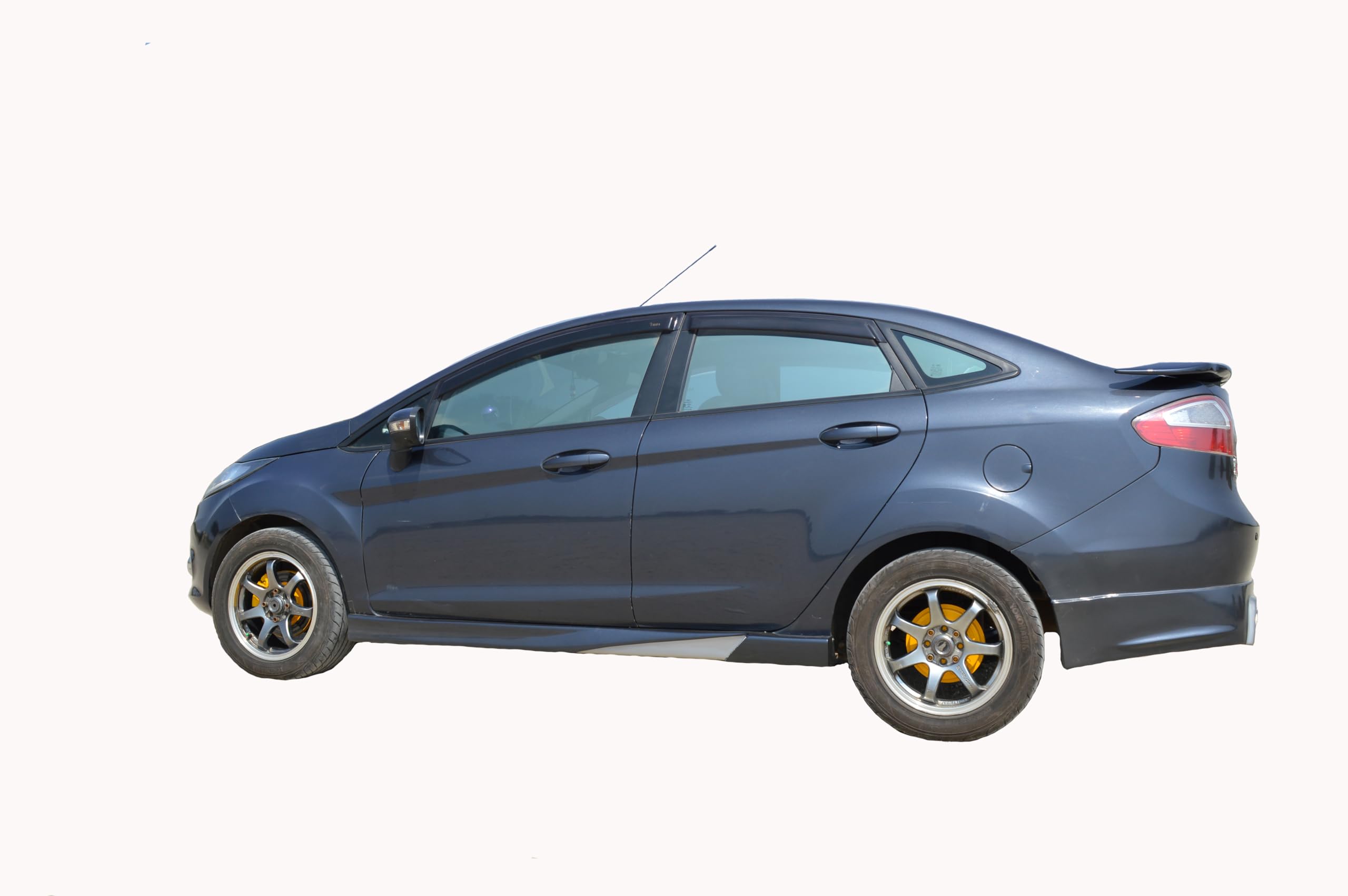 Semi-Finished Car Spoiler for All New Fiesta (Unpainted Grey) Car Spoiler with Light Weight Fiber Reinforced Plastic (FRP)
