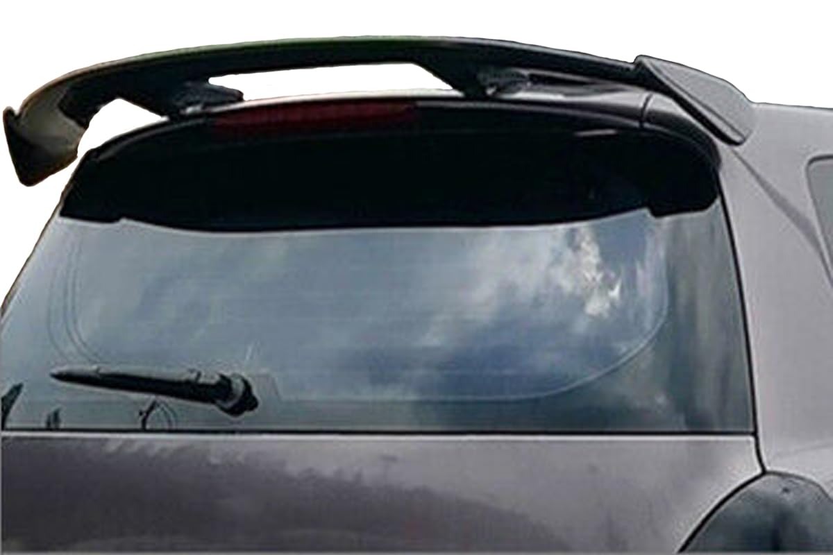 GT Type Sportz Spoiler Semi-Finished (Unpainted Grey) Car Spoiler Fiber Reinforced Plastic (FRP) Compatible with Creta