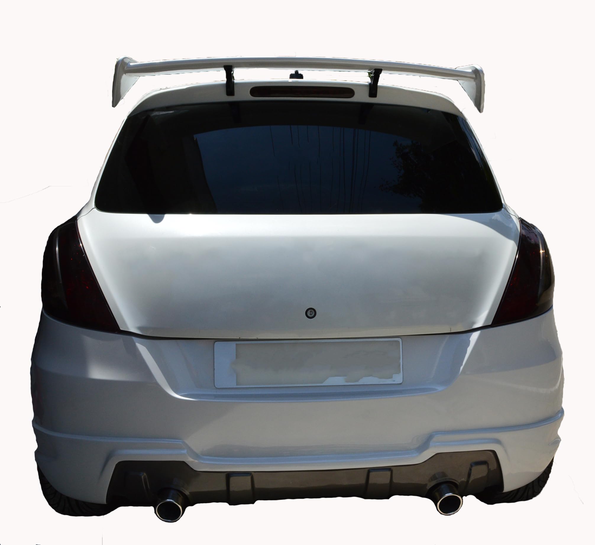 Car Spoiler Compatible to Swift Semi-Finished (Unpainted) Fiber Reinforced Plastic (FRP)