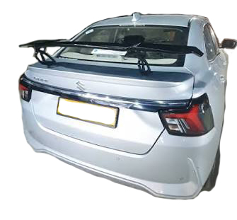 Back2Tracks - B2T AUTOMOTIVE® Car Spoiler compatible For Swift Dzire Semi-Finished - Unpainted (FRP) Swift Dzire spoiler