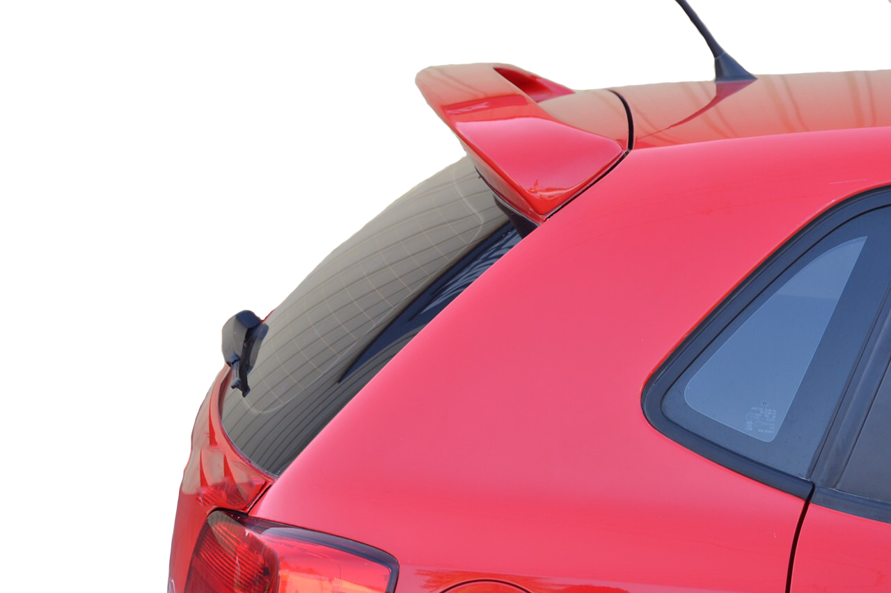 Car Spoiler Compatible to Polo Semi-Finished (Unpainted) Fiber Reinforced Plastic (FRP)