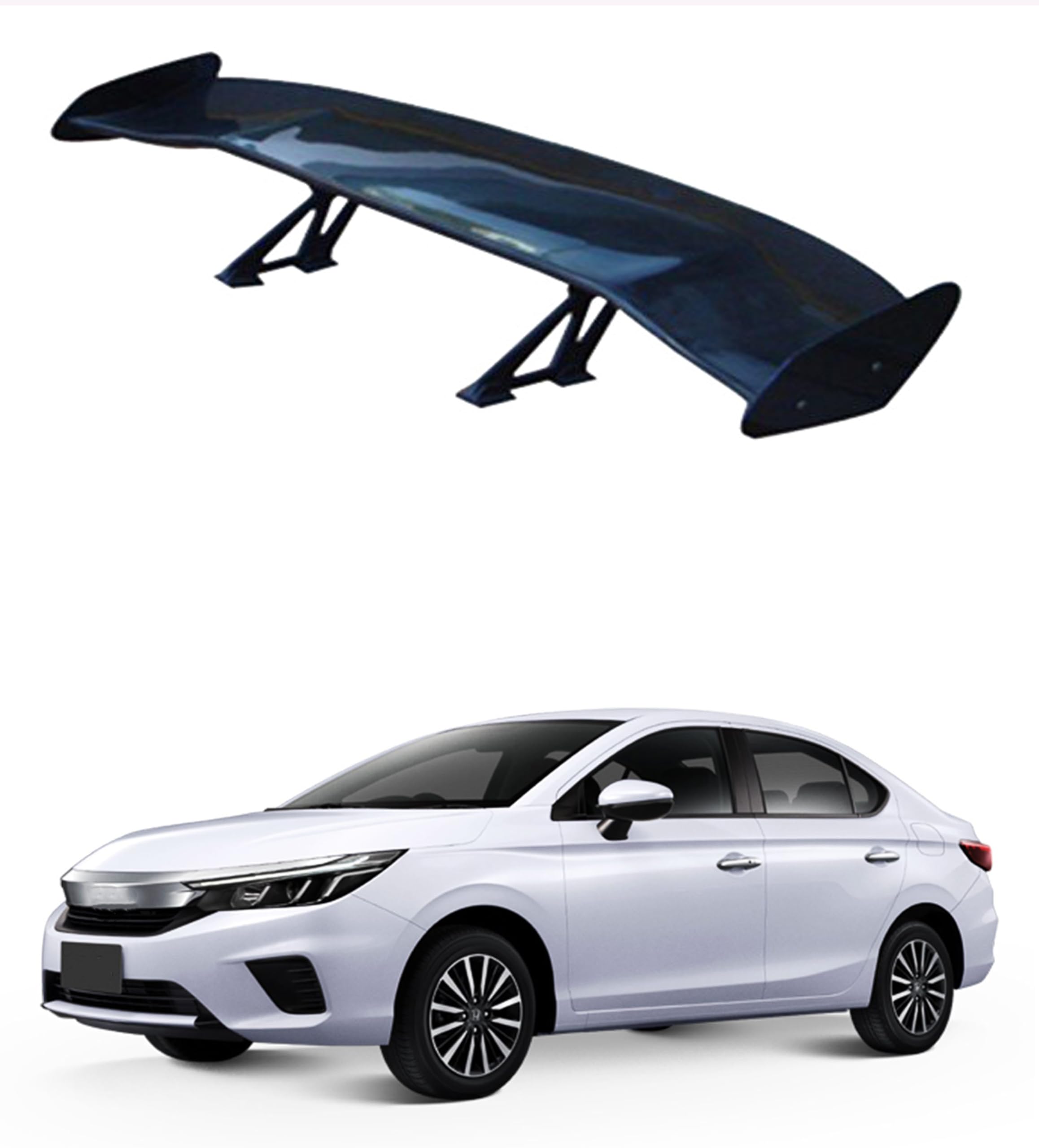 Car Spoiler Compatible to New Civic (Semi-Finished - Unpainted FRP) Best Gift for Car Lovers