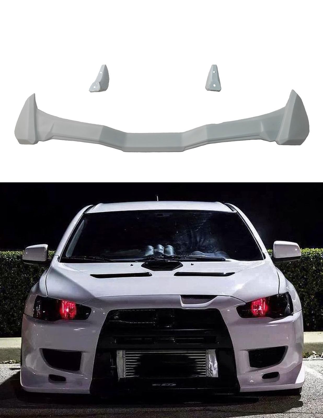 Car Spoiler Compatible for Cedia Semi-Finished - Unpainted (FRP)