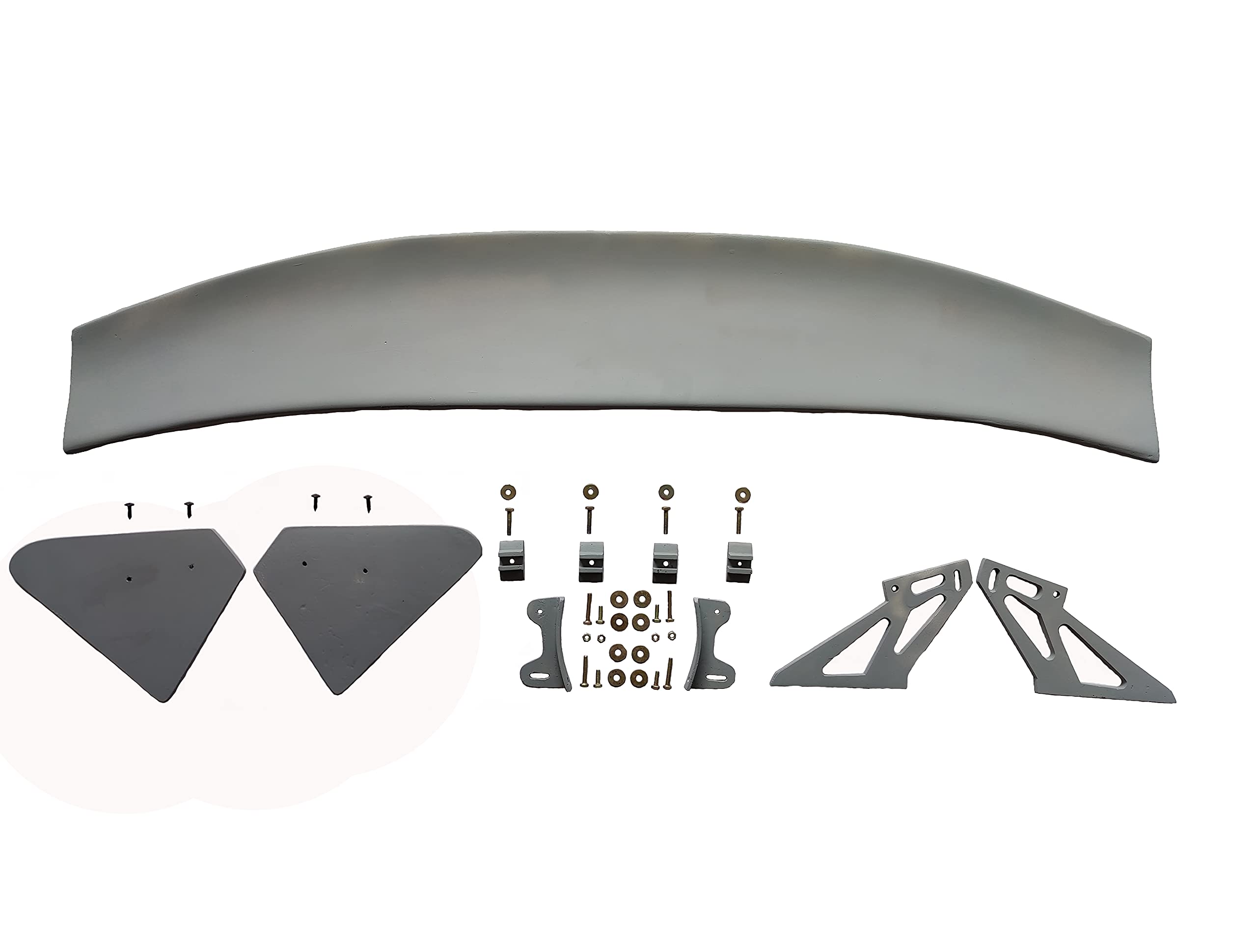 Car Spoiler Compatible with Skoda Superb(Unpainted - Ps Grey Color) Car Spoiler with Light Weight Fiber Reinforced Plastic (FRP) Drilling Required.