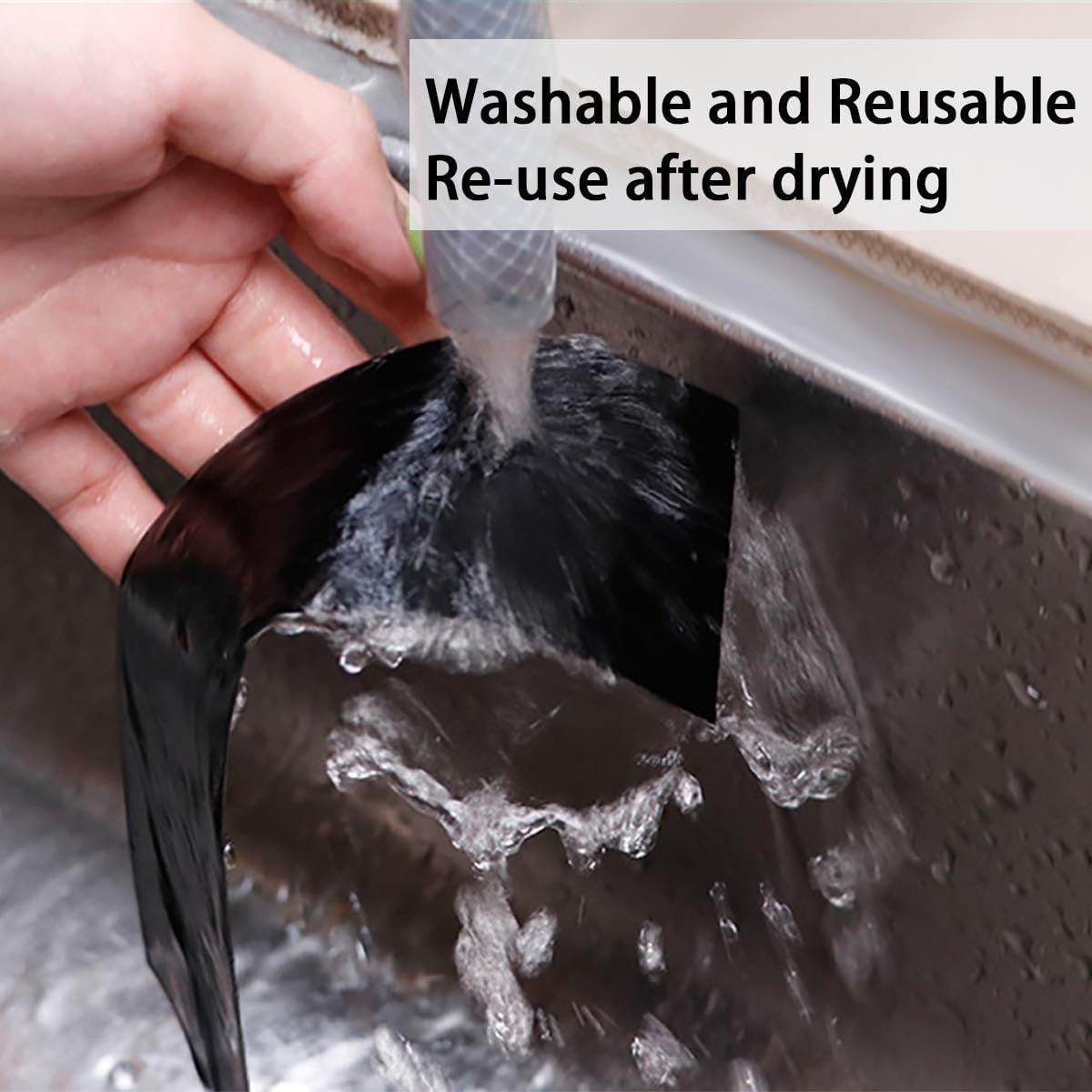 Sponsored Ad - Car Sticker Carbon Fiber Rubber Entry Guard Strip, Door Sill Protector, Bumper Guard Scuff Plate Anti-Scratch Step 5M Polyvinyl Chloride (5Cm X 5Meter) Black