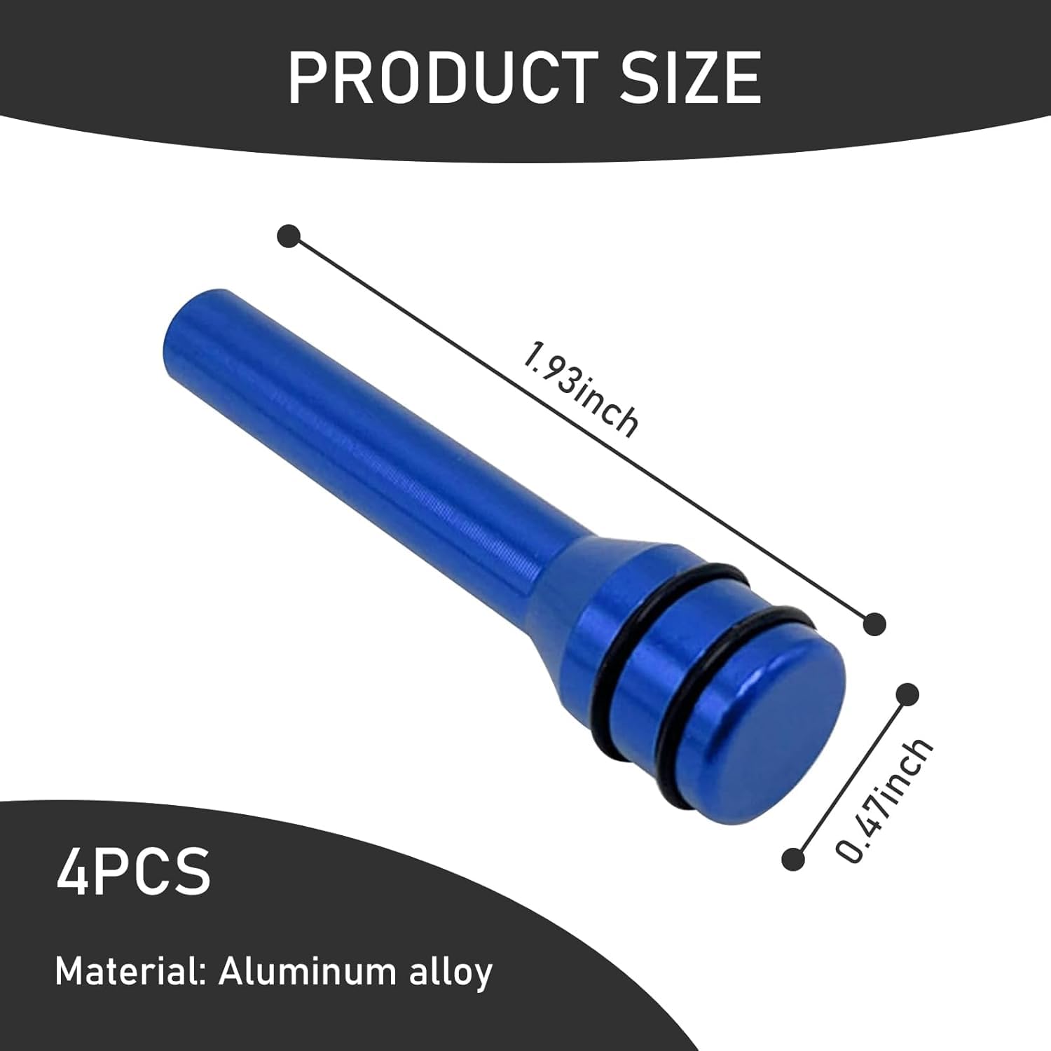 Sponsored Ad - Metallic Car Door Lock Knobs Aluminum Alloy Inner Door Lock Pull Pins for Car Decoration Universal for All Cars (Blue)