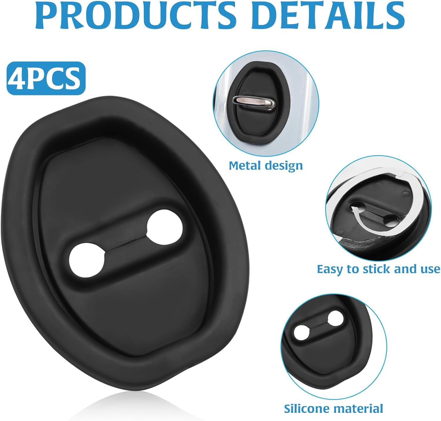 Sponsored Ad - Rubber Shock Absorber for Car Door Protection Guard Accessories, Durable Pads Protectors for Suzu-(ki) Swift|Vitara|Brezza|Baleno|Ertiga|Alto|Wagon-R|Celerio|XL6|Ciaz|S-Cross|Spresso|Fronx