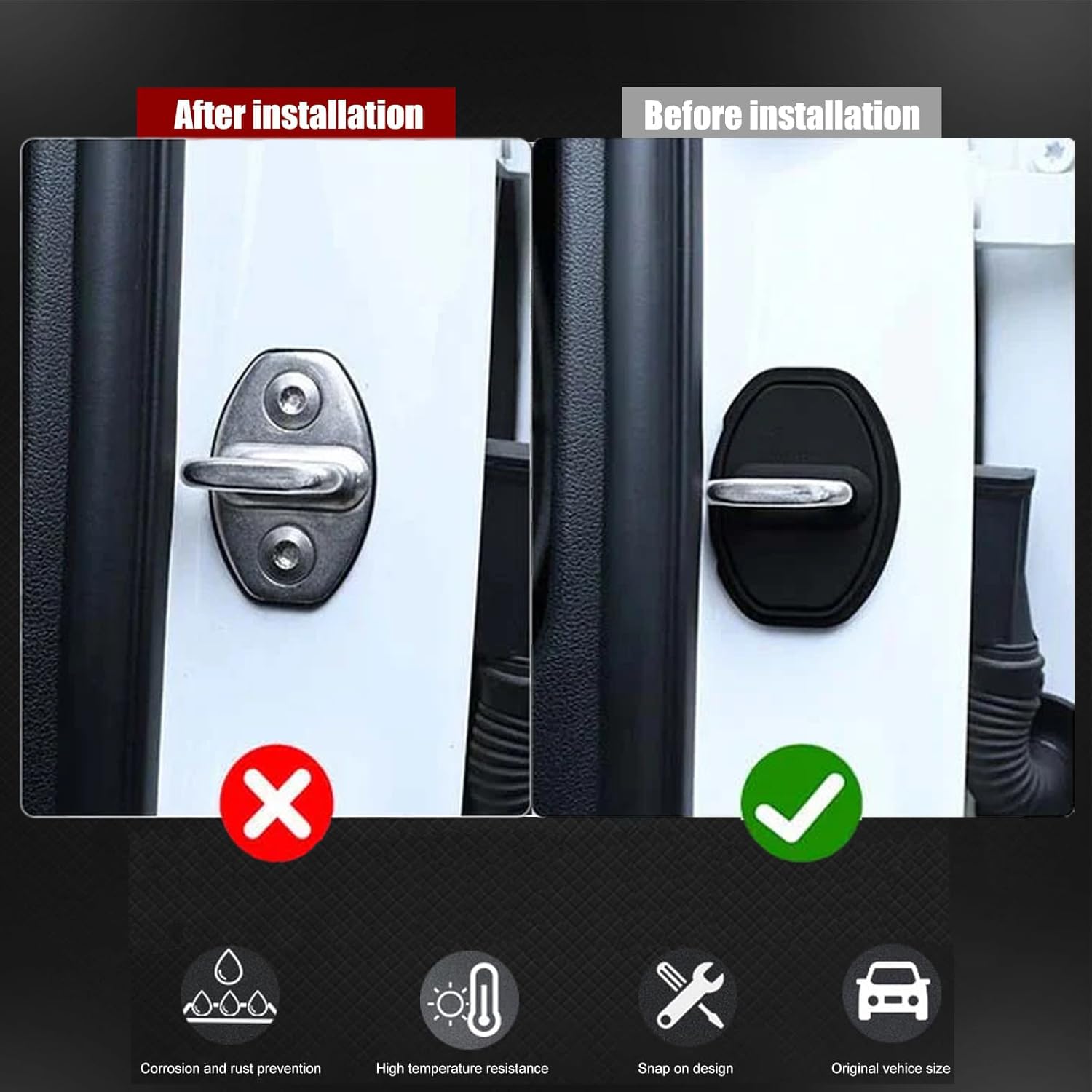 Sponsored Ad - Rubber Shock Absorber for Car Door Protection Guard Accessories, Durable Pads Protectors for Suzu-(ki) Swift|Vitara|Brezza|Baleno|Ertiga|Alto|Wagon-R|Celerio|XL6|Ciaz|S-Cross|Spresso|Fronx