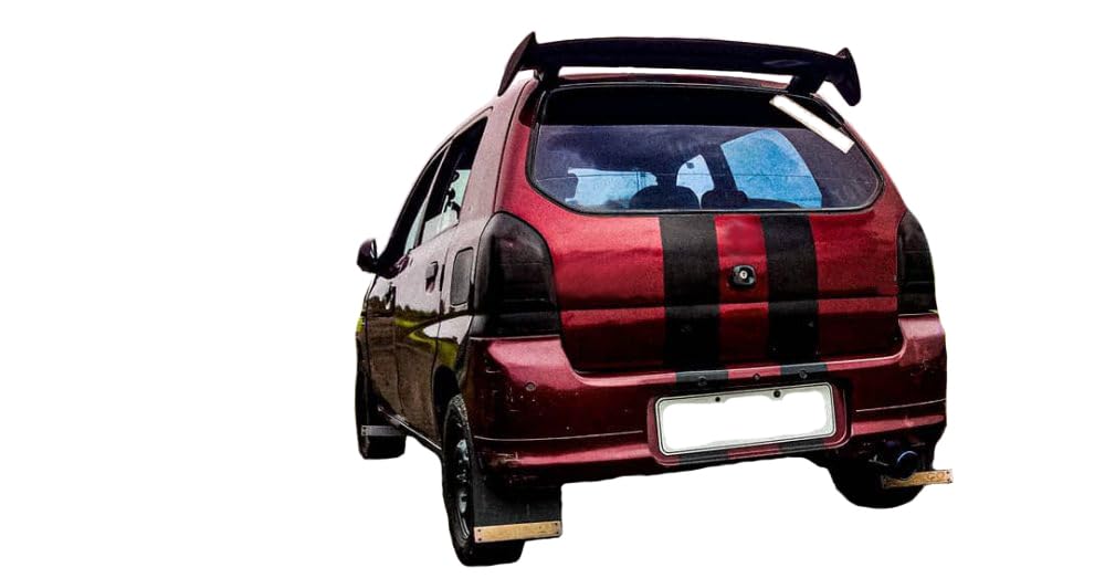 Car Spoiler Compatible to Alto Semi-Finished (Unpainted) Fiber Reinforced Plastic (FRP)