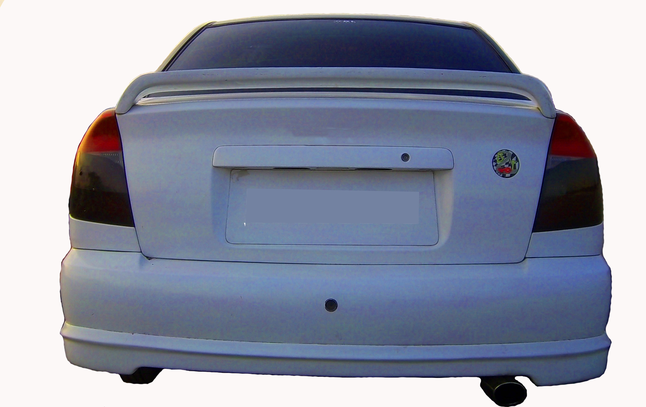 Accent |Car Spoiler| Semi-Finished(Un-Painted) Fiber Reinforced Plastic (FRP) Drilling Required.