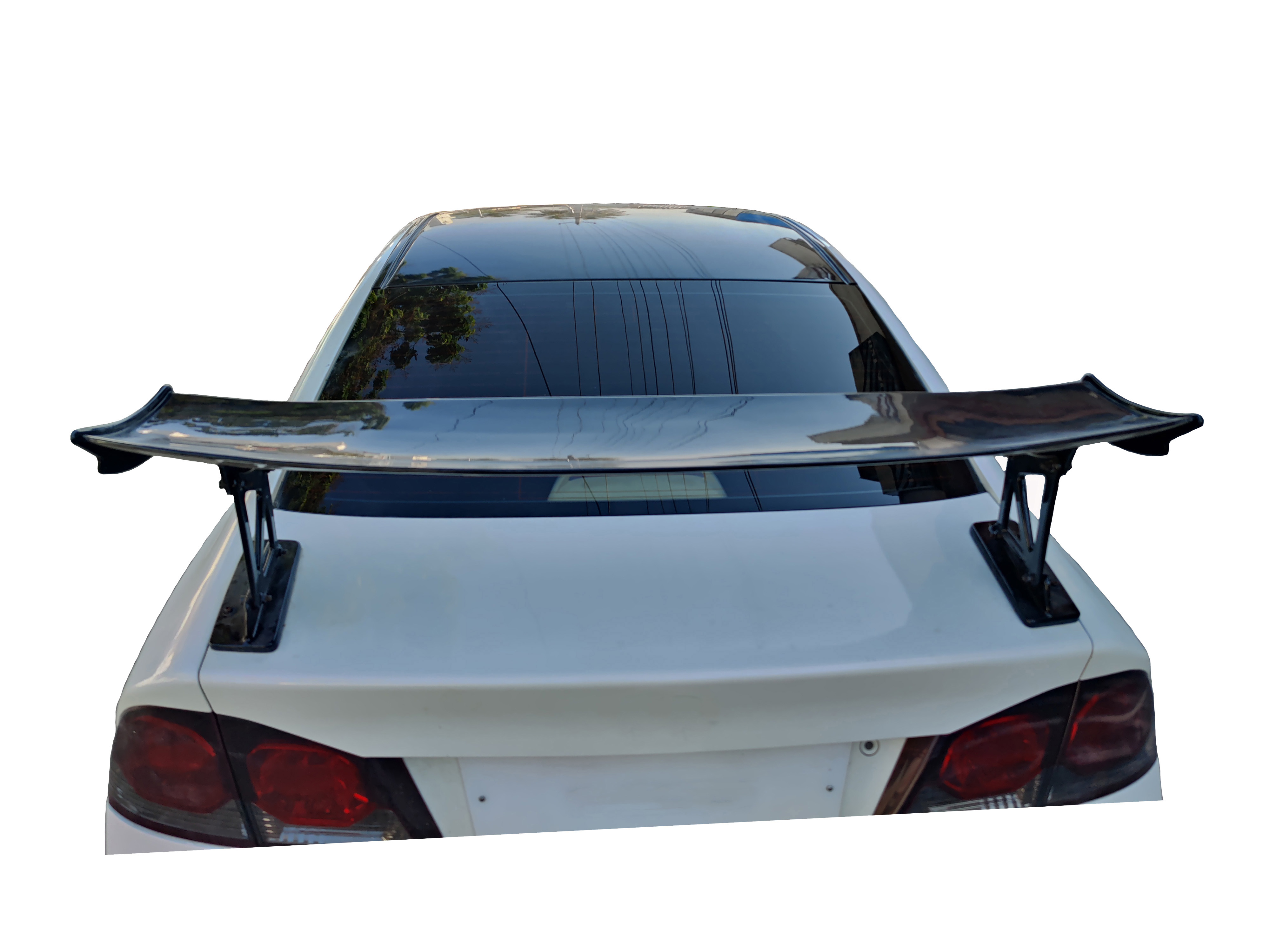 Car Spoiler Compatible with Civic (Unpainted - Ps Grey Color) Car Spoiler with Light Weight Fiber Reinforced Plastic (FRP) - Drilling Required.