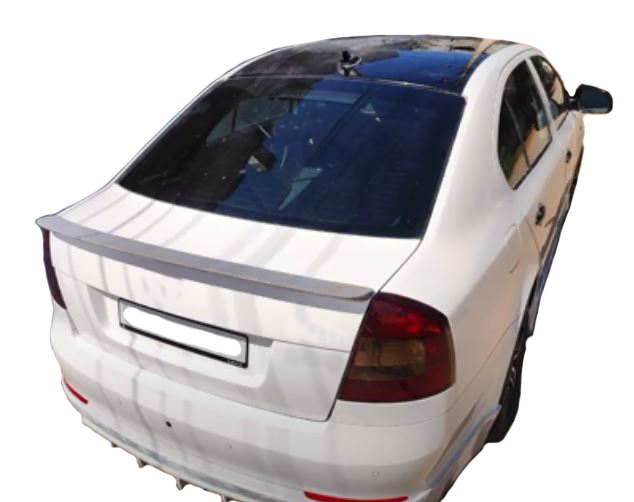 GT Type Sportz Spoiler Semi-Finished (Unpainted Grey) Car Spoiler Fiber Reinforced Plastic (FRP) Compatible with Laura Cars