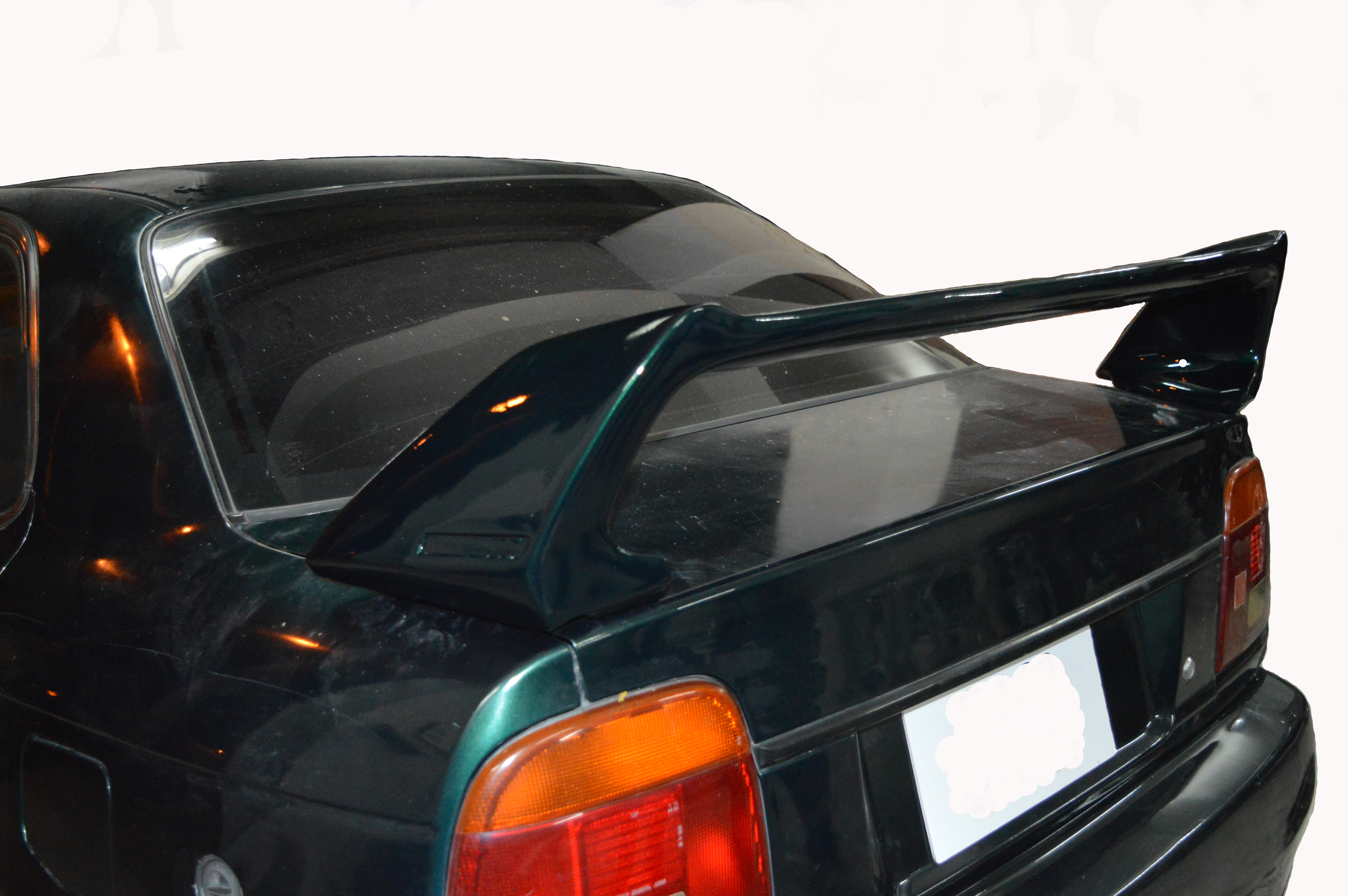 Car Spoiler Compatible with Baleno Old Shape (Unpainted - Ps Grey Color) Car Spoiler with Light Weight Fiber Reinforced Plastic (FRP) - Drilling Required.