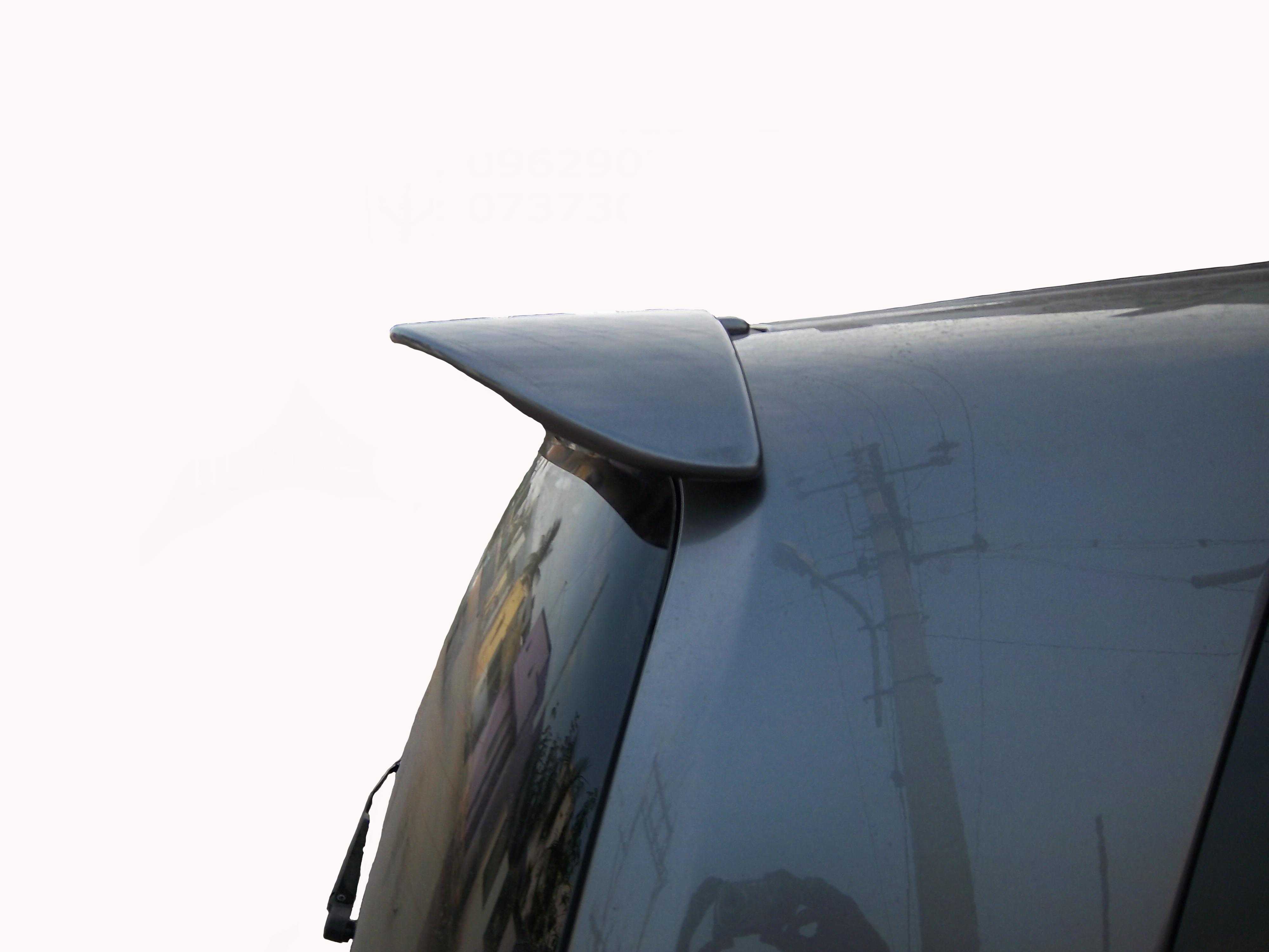 Semi-Finished Car Spoiler for Toyota Innova (Unpainted Grey) Car Spoiler with Light Weight Fiber Reinforced Plastic (FRP)