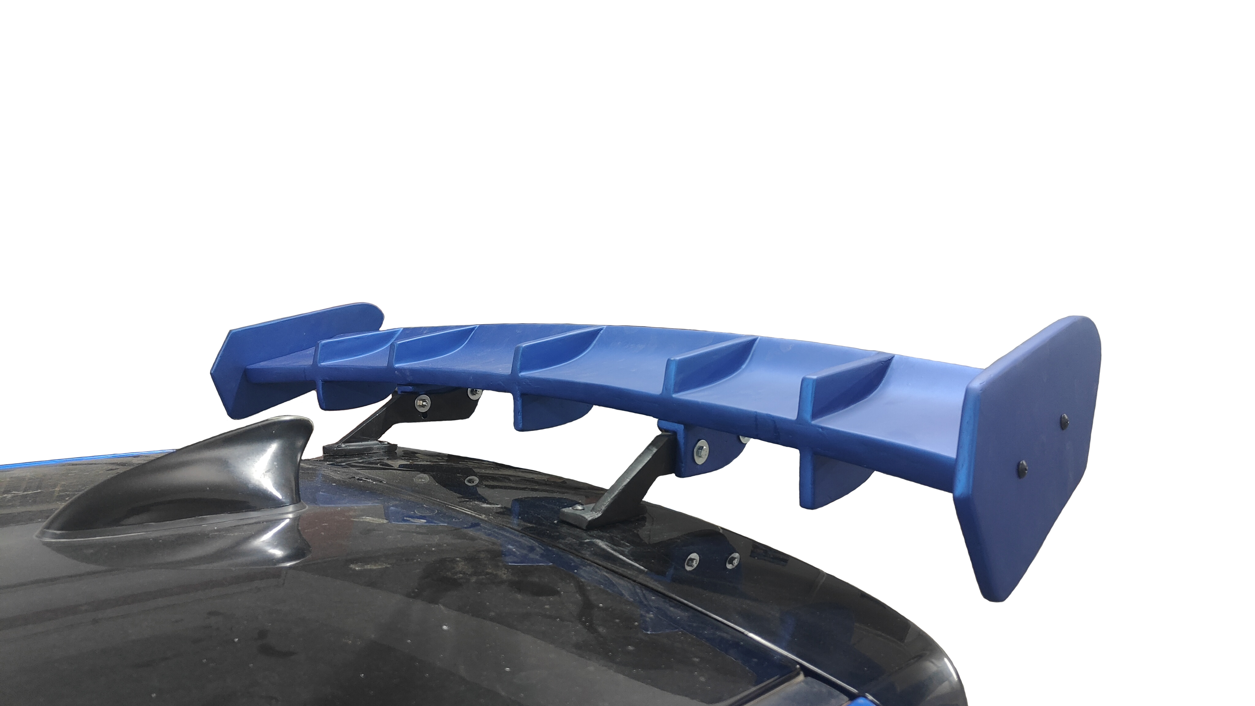 Car Spoiler Compatible with KIA Sonet (Unpainted - Ps Grey Color) Car Spoiler with Light Weight Fiber Reinforced Plastic (FRP) Drilling Required.