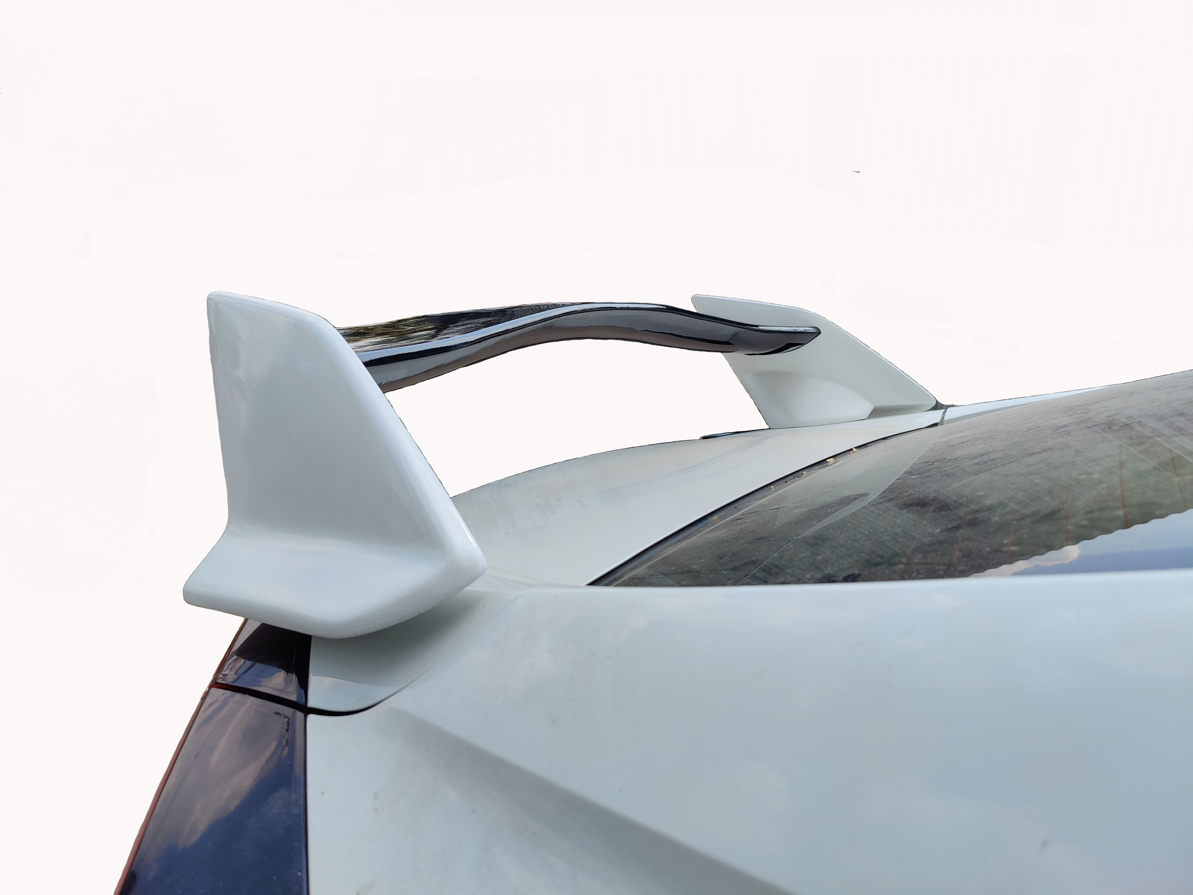 Car Spoiler Compatible to Swift Dzire Semi-Finished (Unpainted) Fiber Reinforced Plastic (FRP)
