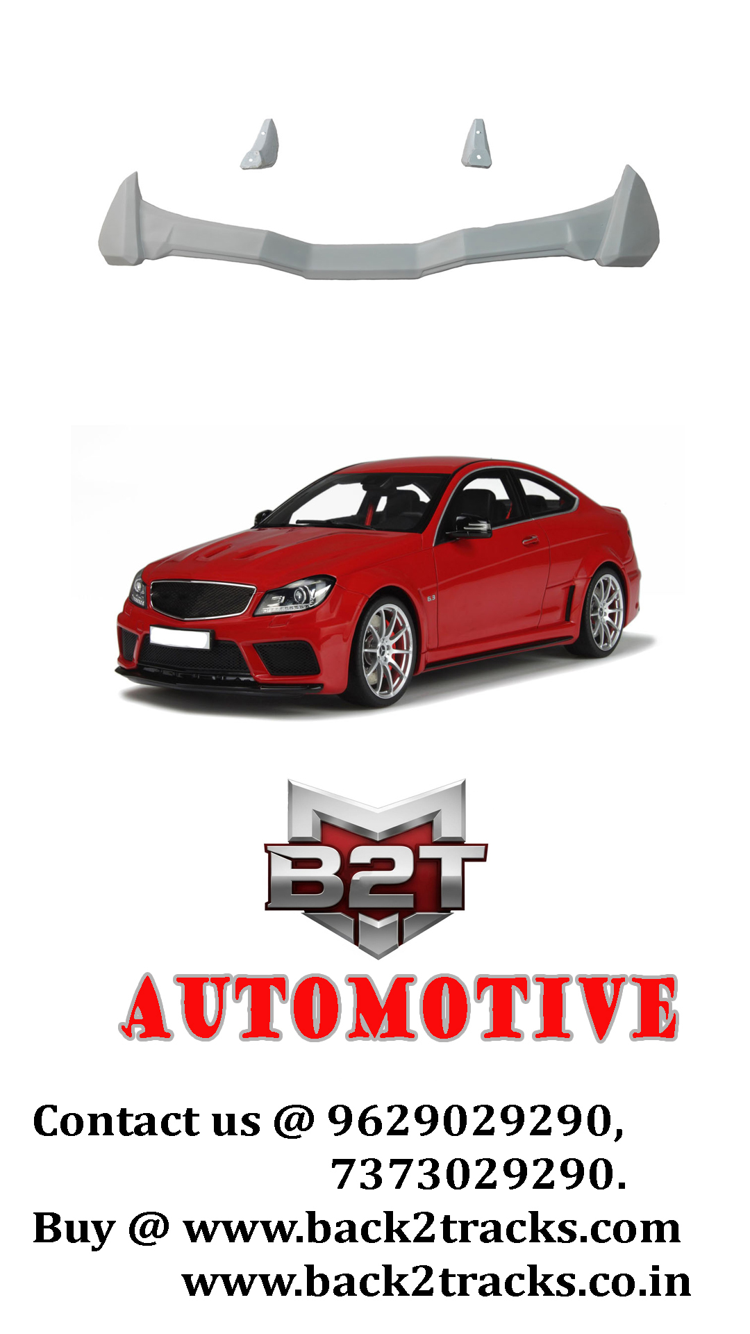 Car Spoiler Compatible for  Vento Semi-Finished - Unpainted (FRP) Eagle car Spoiler