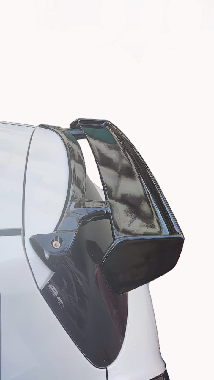 Car Spoiler Compatible with Swift 2018 to 2021 (Unpainted - Ps Grey Color) Car Spoiler with Light Weight Fiber Reinforced Plastic (FRP) - Drilling Required.