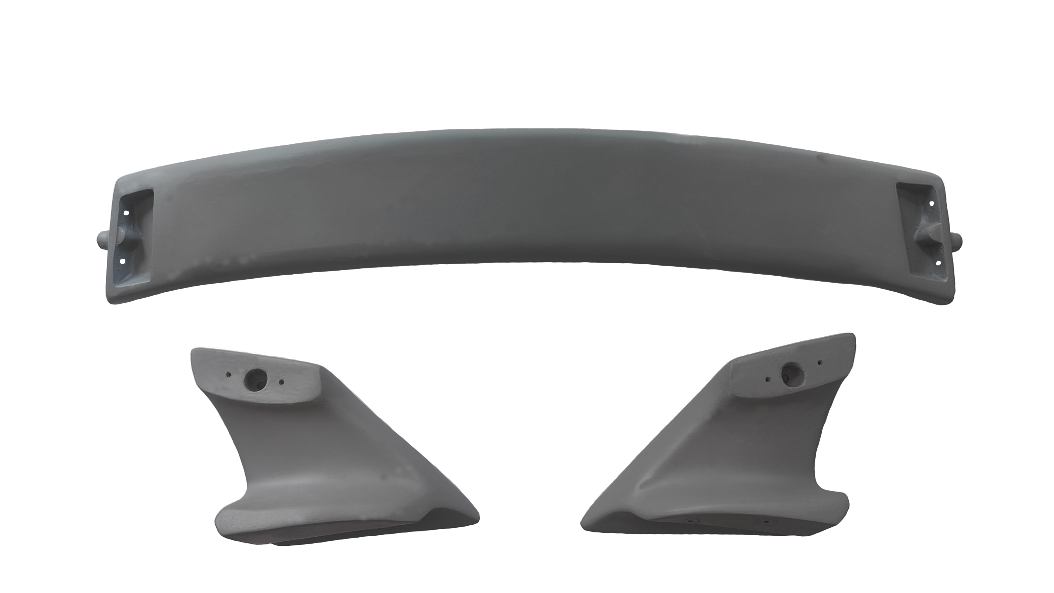 Car Spoiler Compatible with Baleno Old Shape (Unpainted - Ps Grey Color) Car Spoiler with Light Weight Fiber Reinforced Plastic (FRP) - Drilling Required.