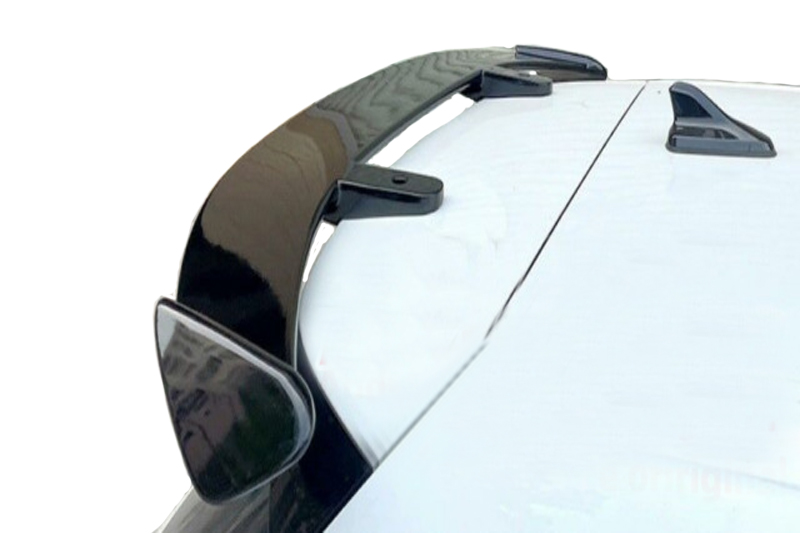 GT Type Sportz Spoiler Semi-Finished (Unpainted Grey) Car Spoiler Fiber Reinforced Plastic (FRP) Compatible with Punch