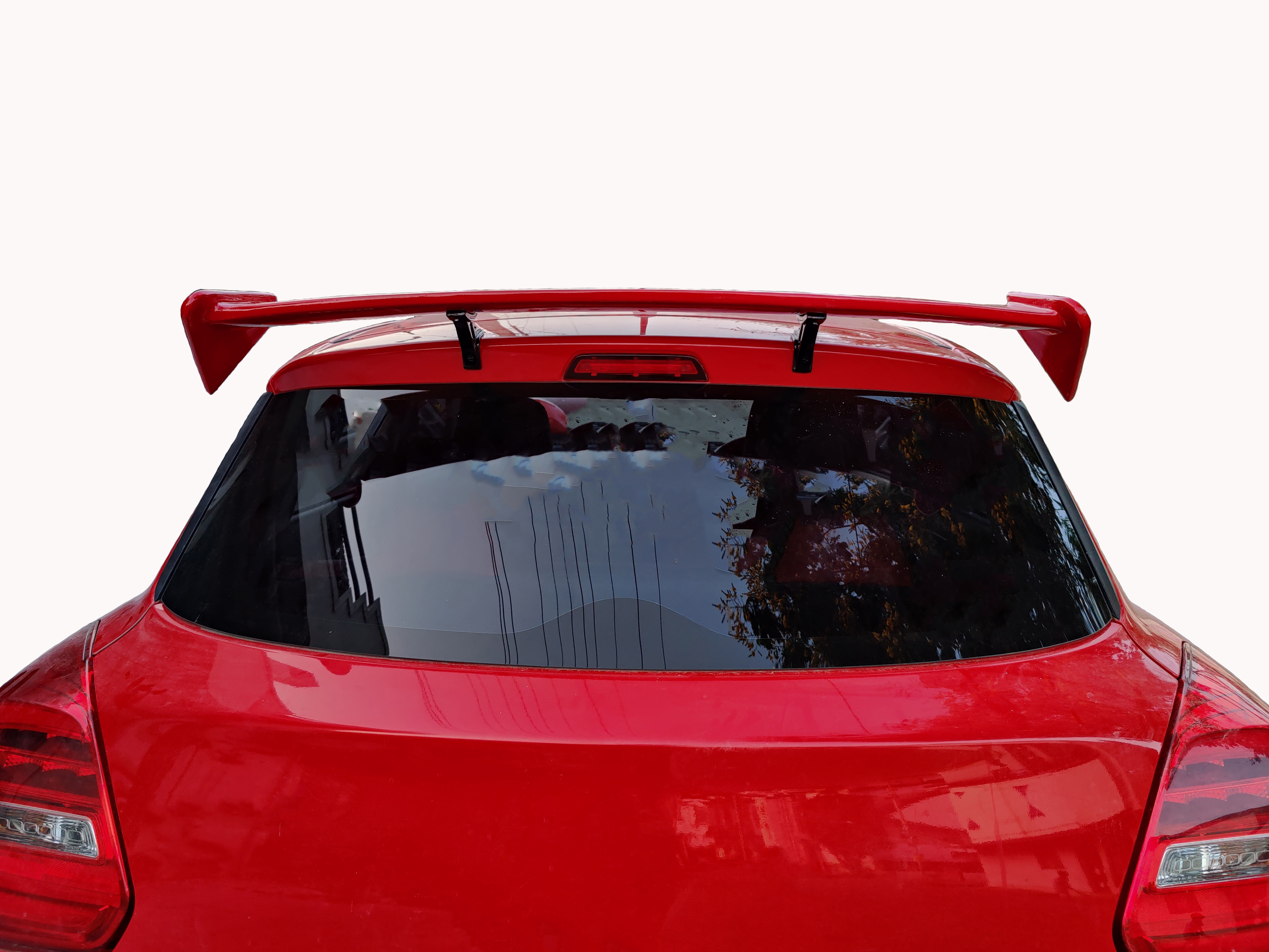 GT Racing Type Rear Wing Spoiler Compatible with Swift. (Unpainted Grey) FRP