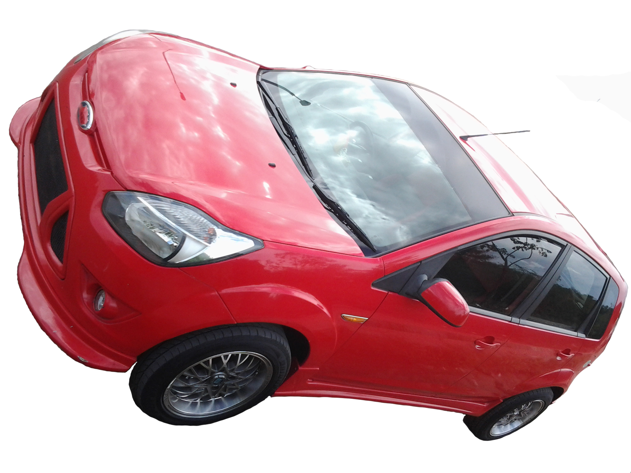 Car Spoiler Compatible to Figo (Unpainted - FRP) | New Year Gift for Car Lover |
